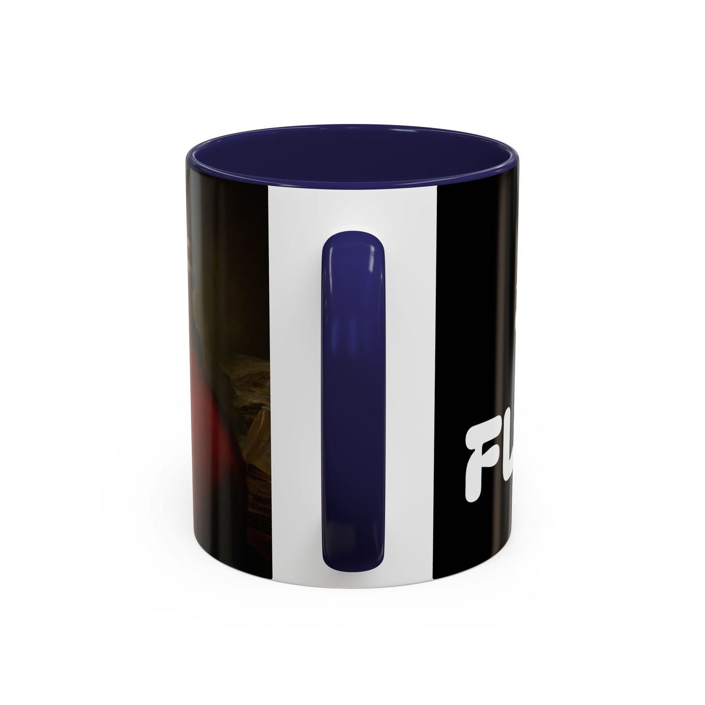 Two Flutes Mug in Black (USA) - Mozart Flute Quote Mug, Mozart Mug, Classical Music Mug, Funny Mozart Quote