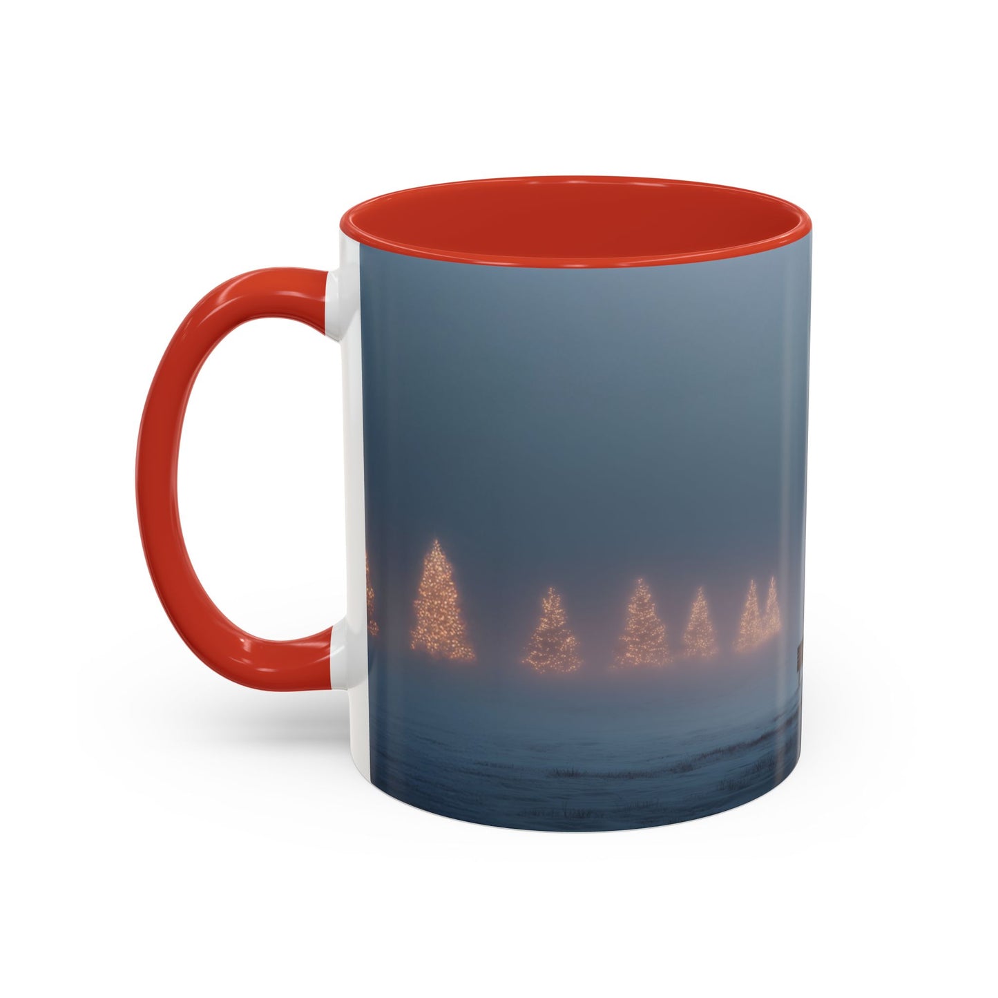 A Peaceful Christmas Mug (USA) - Landscape Mug, Winter Mug, Holiday Mug, Christmas Mug, Classical Music Mug
