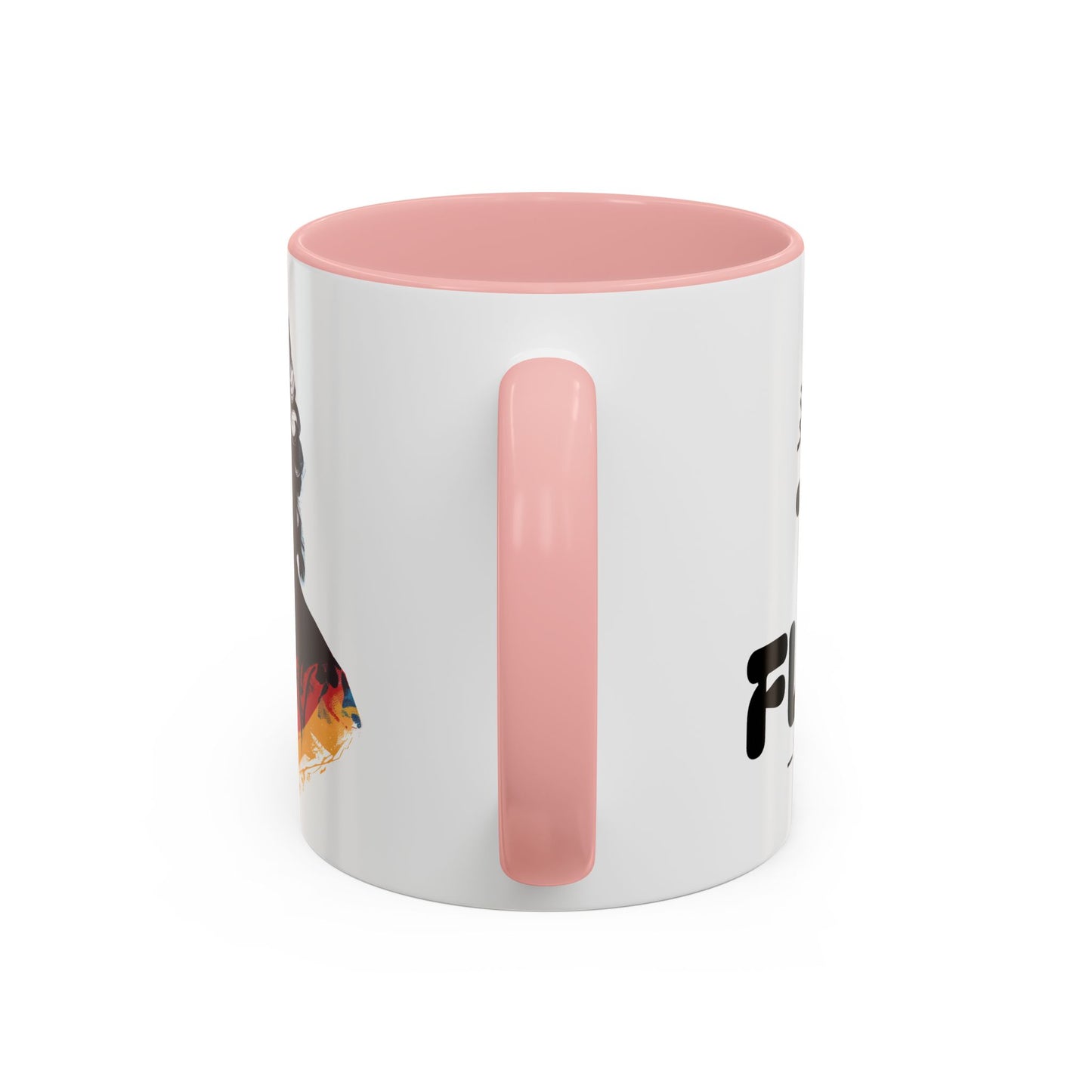 Two Flutes Mug in White (EU) - Mozart Flute Quote Mug, Mozart Mug, Classical Music Mug, Funny Mozart Quote
