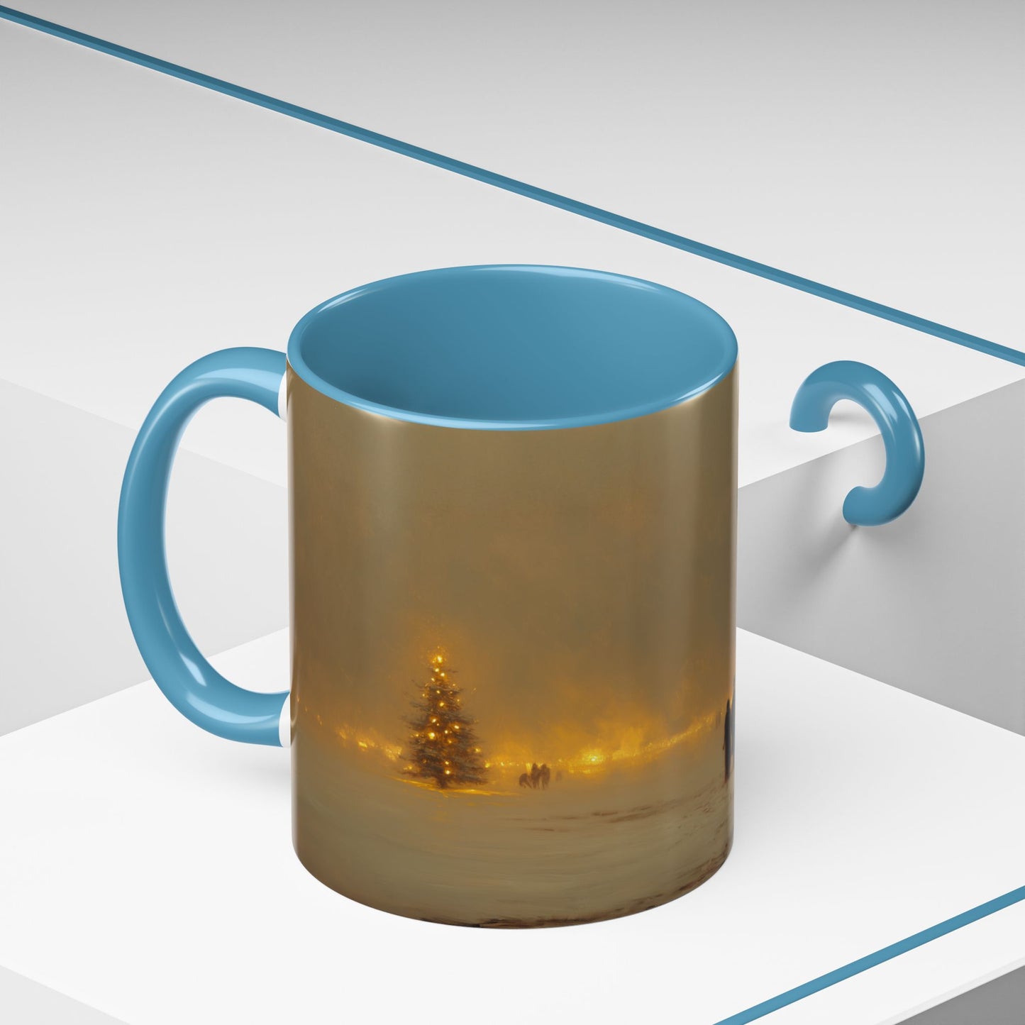 Romantic Christmas Mug (EU) - Classical Music Inspired Mug, Winter Wonderland Mug, Christmas Mug, Winter Mug, Christmas Lights Mug