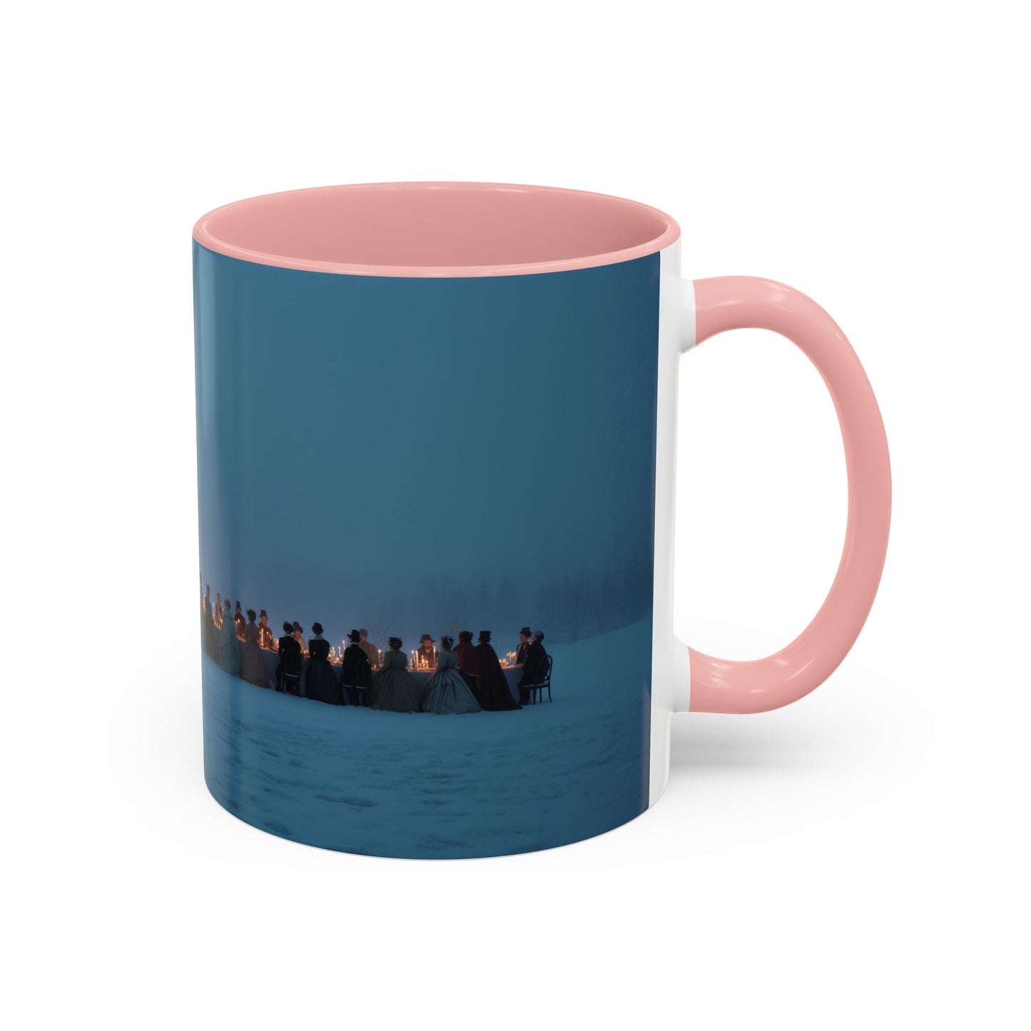 Christmas Dinner Mug (USA) - Holiday Mug, Elegant Classical Music Mug, Community Mug, Celebration Mug, Holiday Traditions Mug