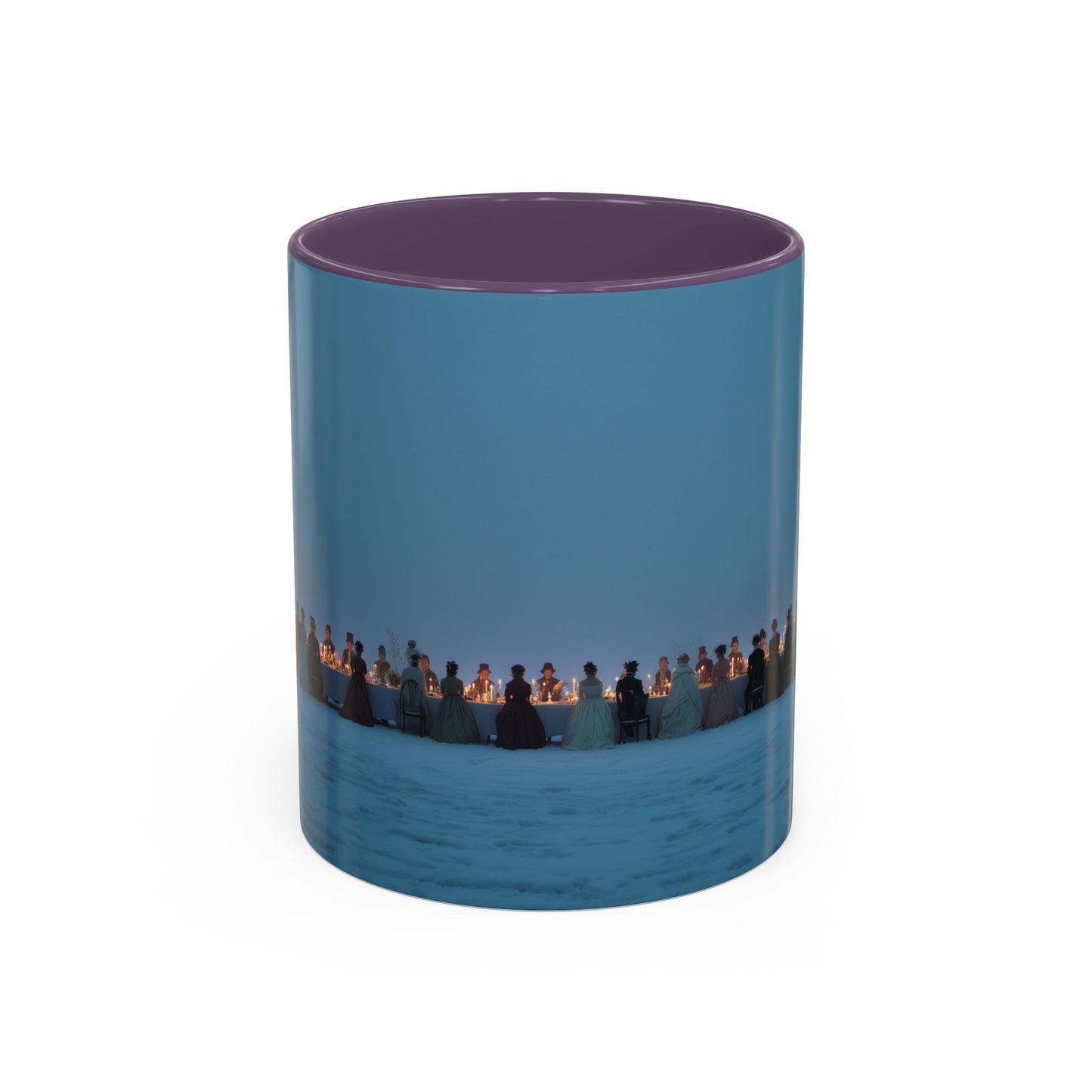 Christmas Dinner Mug (EU) - Holiday Mug, Elegant Classical Music Mug, Community Mug, Celebration Mug, Holiday Traditions Mug
