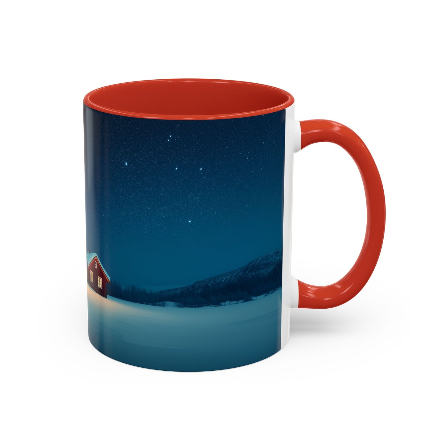 Classical Christmas Mug (USA)- Winter Hut Mug, Christmas Mug, North Pole Mug, Classical Music Mug, Christmas Decor Mug