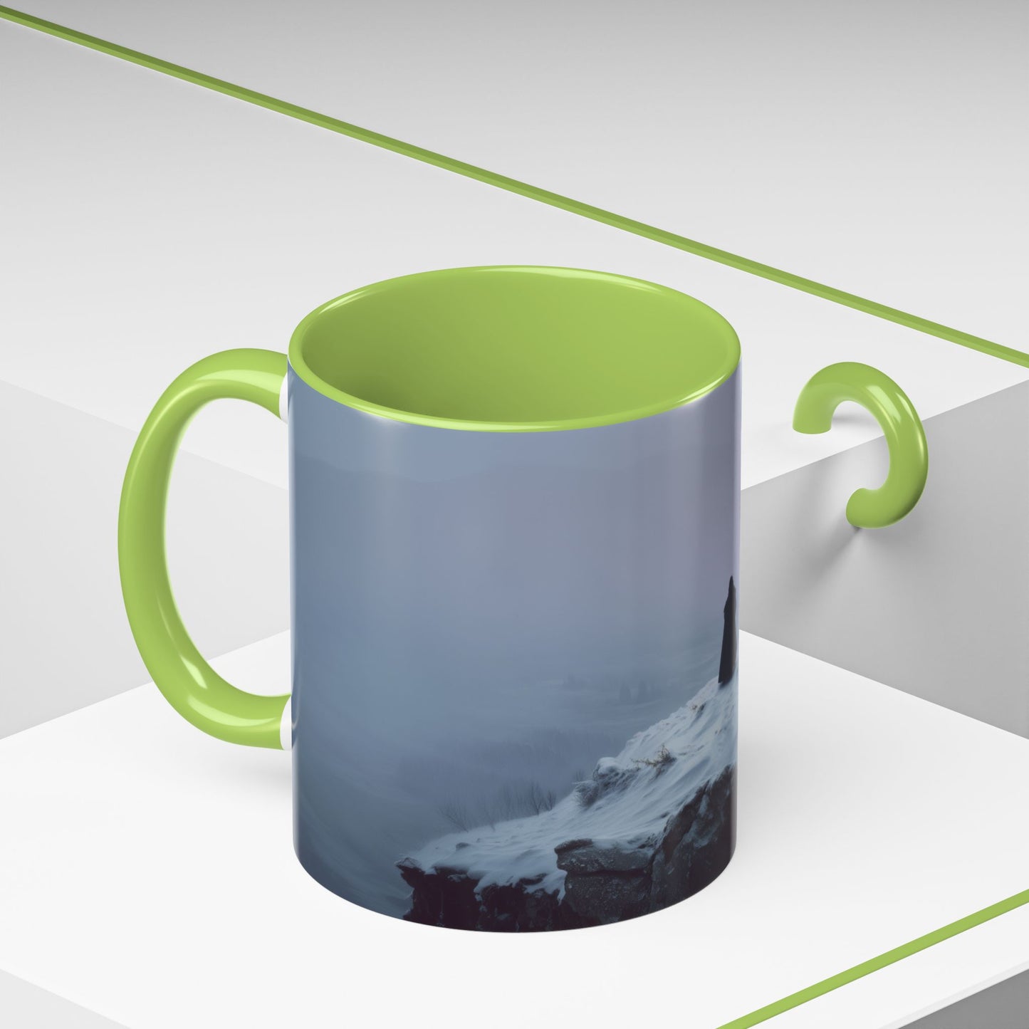 Classical Organ Mug (EU) - Majestic Art Mug, Epic Organ Music Mug, Emotional Music Mug, Mountain Mug, Winter Mug
