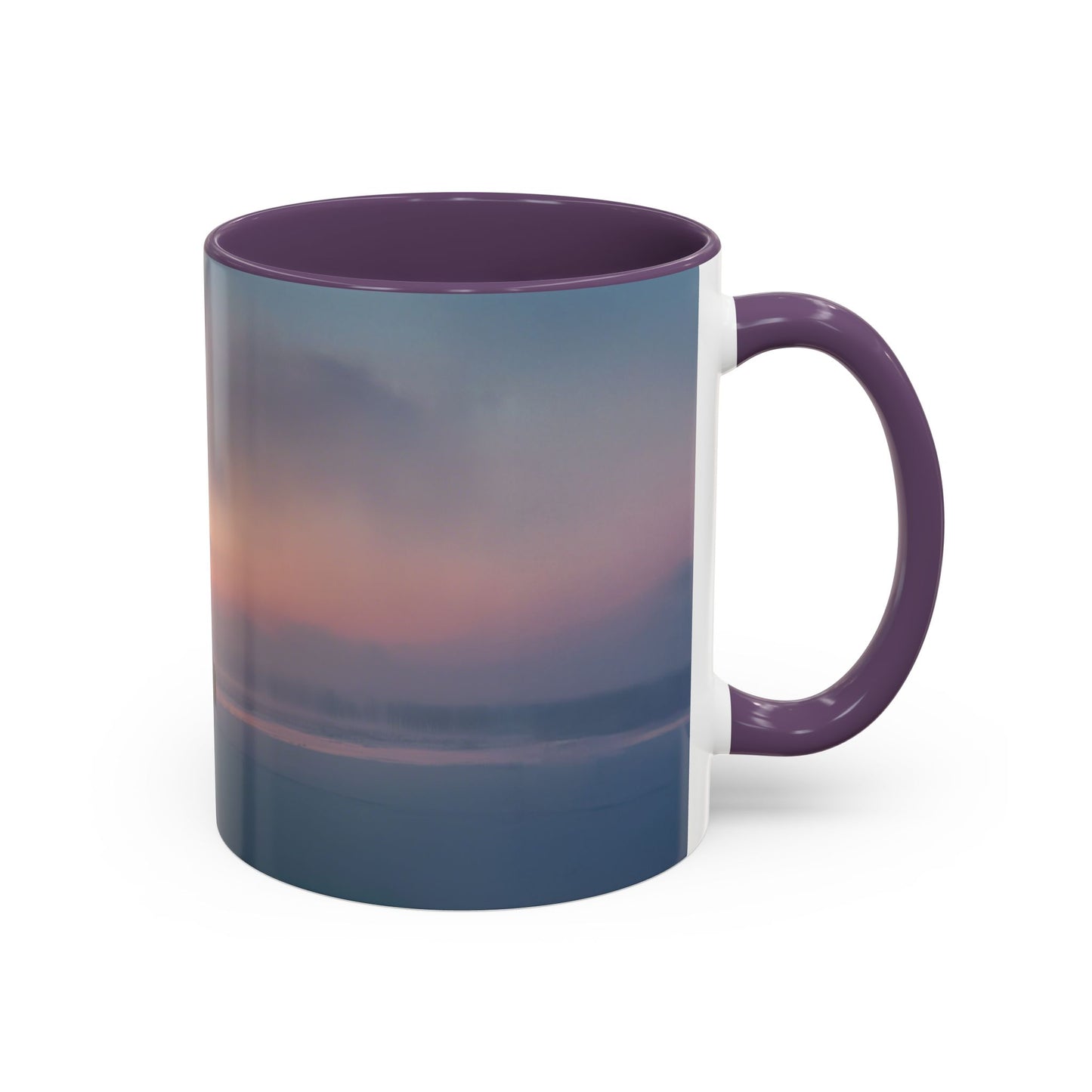Classical December Mug (EU) - Winter Mug, Winter Sunrise Mug, Peaceful Landscape Mug, Holiday Decor Mug