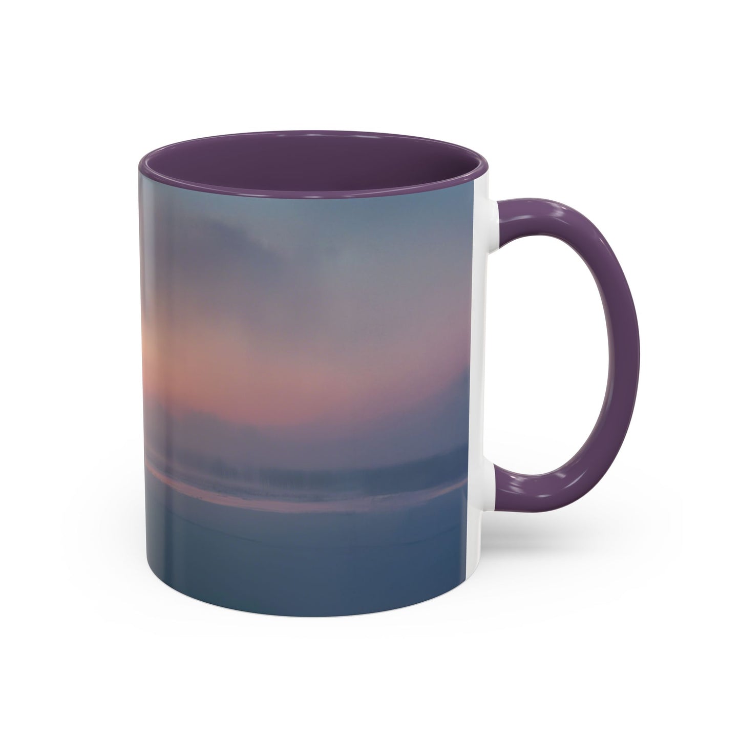 Classical December Mug (USA) - Winter Mug, Winter Sunrise Mug, Peaceful Landscape Mug, Holiday Decor Mug