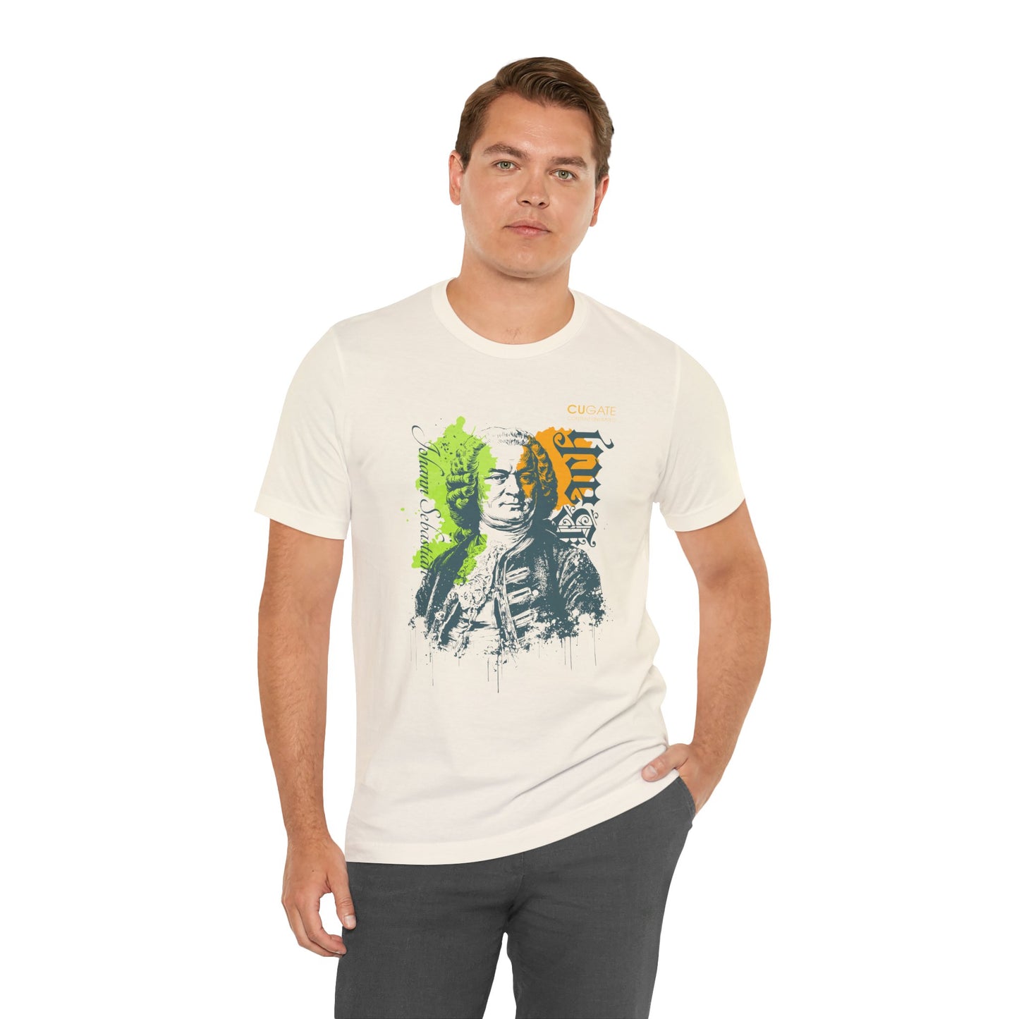 Bach T-Shirt (Light): Classical Music T-Shirt, Bach Shirt, Johann Sebastian Bach Gift