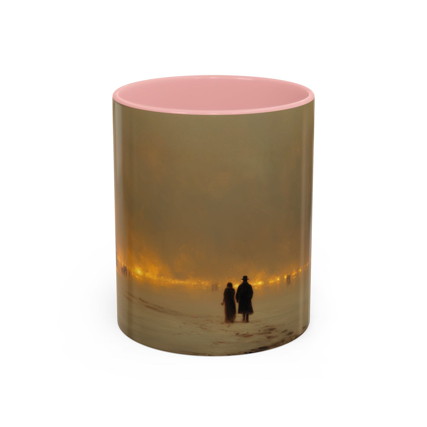 Romantic Christmas Mug (USA) - Classical Music Inspired Mug, Winter Wonderland Mug, Christmas Mug, Winter Mug, Christmas Lights Mug