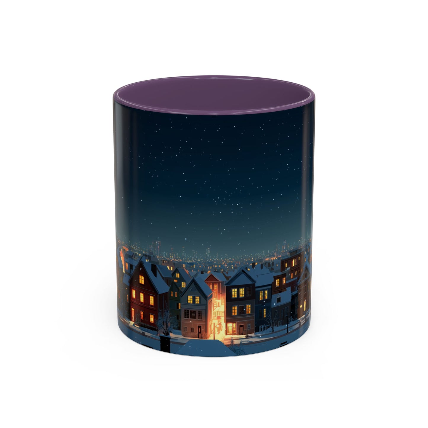 Happy New Year Mug (EU) - Classical Music Celebration Mug, Night Sky Mug, Starry Night Mug, New Year's Resolution Mug