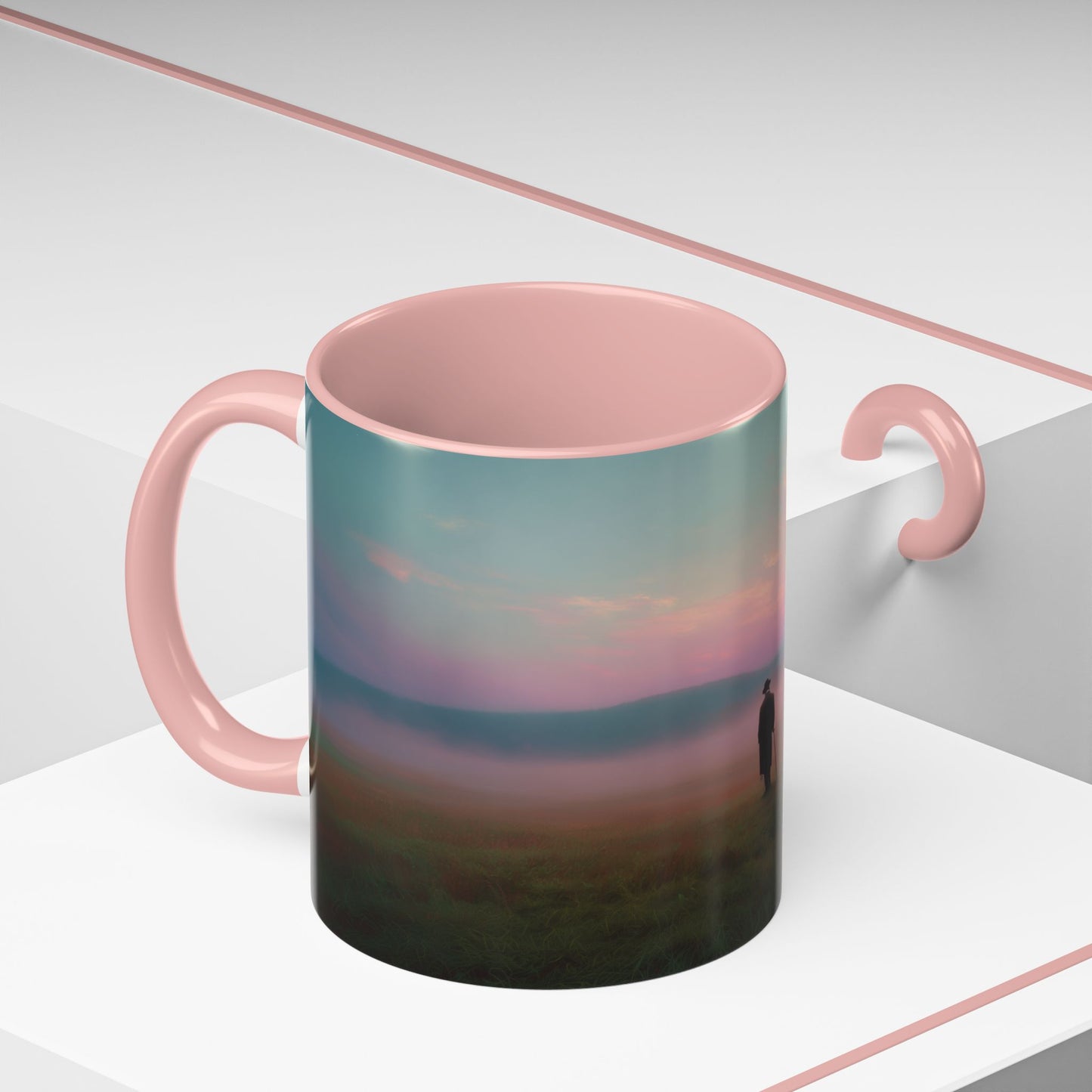 Classical Relaxation Mug (EU) - Calming Mug, Beethoven Inspired Mug, Self-Care Mug, Thoughtful Mug, Peaceful Scenery Mug