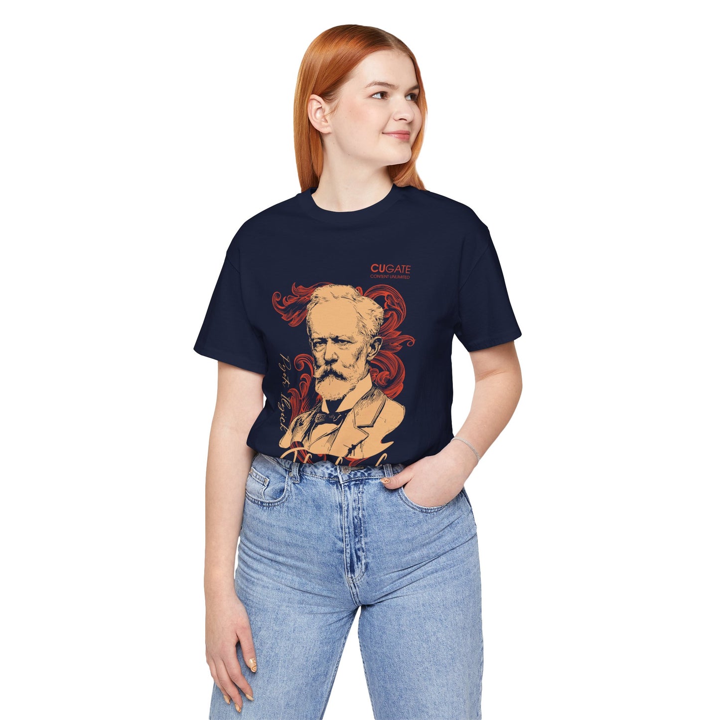 Tchaikovsky T-Shirt (Dark): Classical Composer T-Shirt, Classical Music Shirt, Pyotr Ilyich Tchaikovsky Tribute Tee