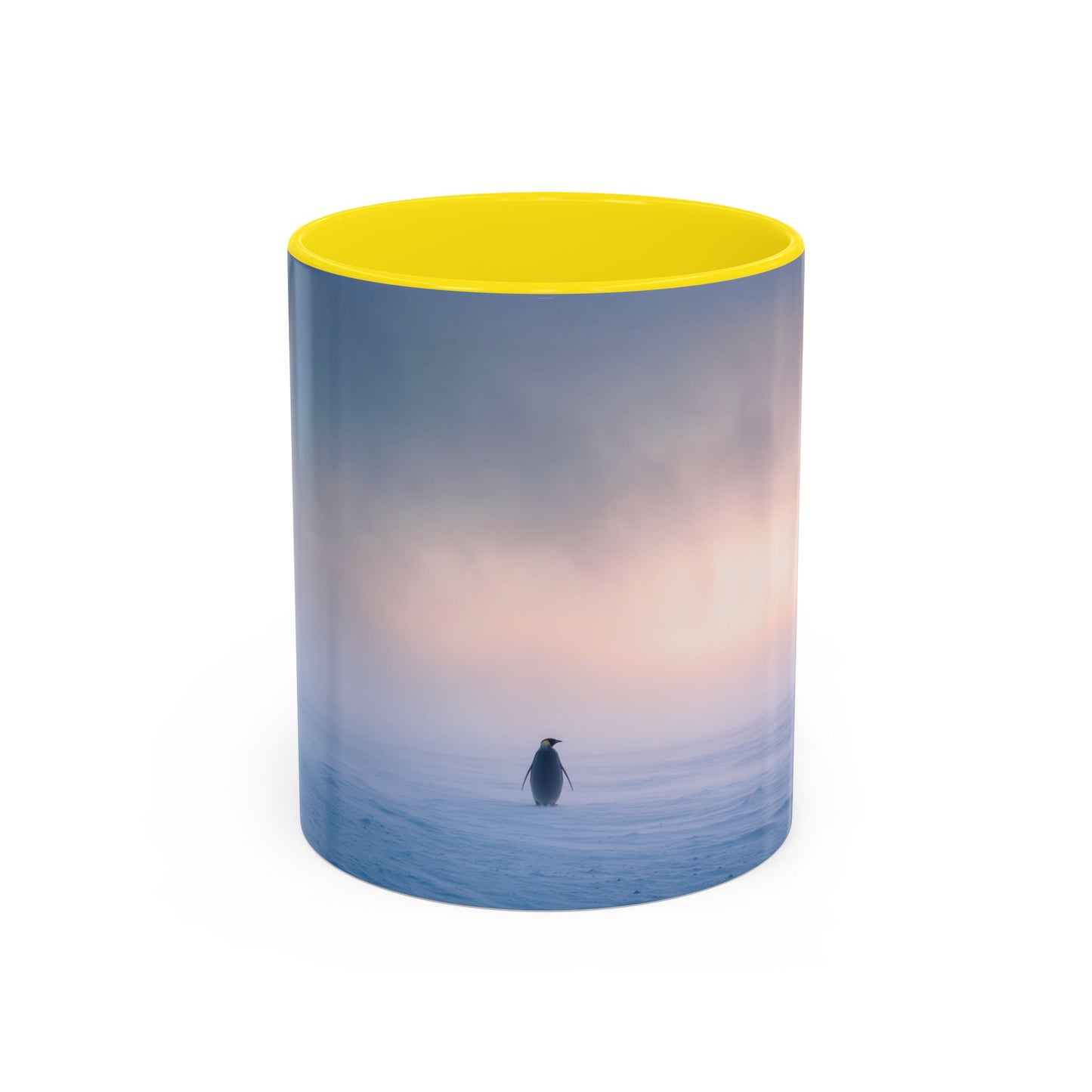 Music for the Lonely Mug (EU) - Calm Classical Music Mug, Pinguin Mug, Winter Mug, Snow Mug, Mozart Inspired Mug, Bach Inspired Mug
