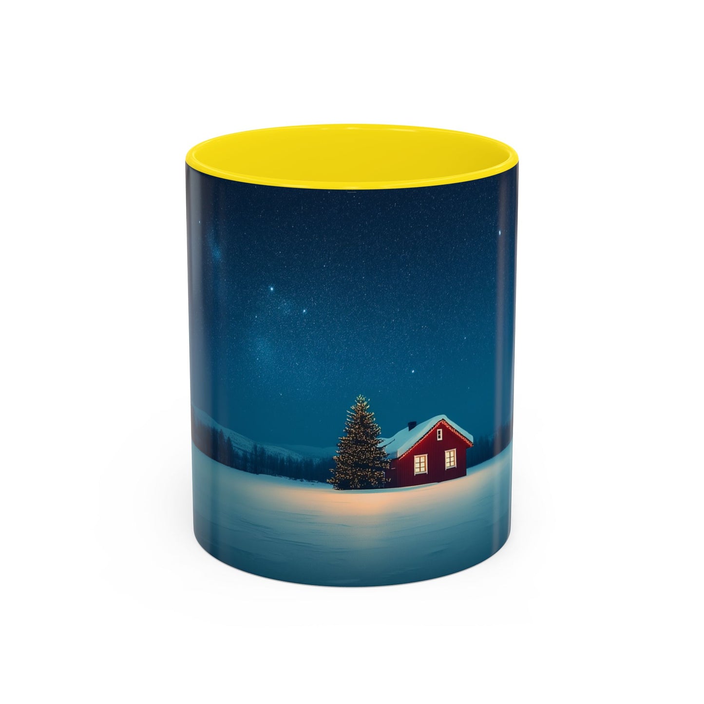 Classical Christmas Mug (EU)- Winter Hut Mug, Christmas Mug, North Pole Mug, Classical Music Mug, Christmas Decor Mug