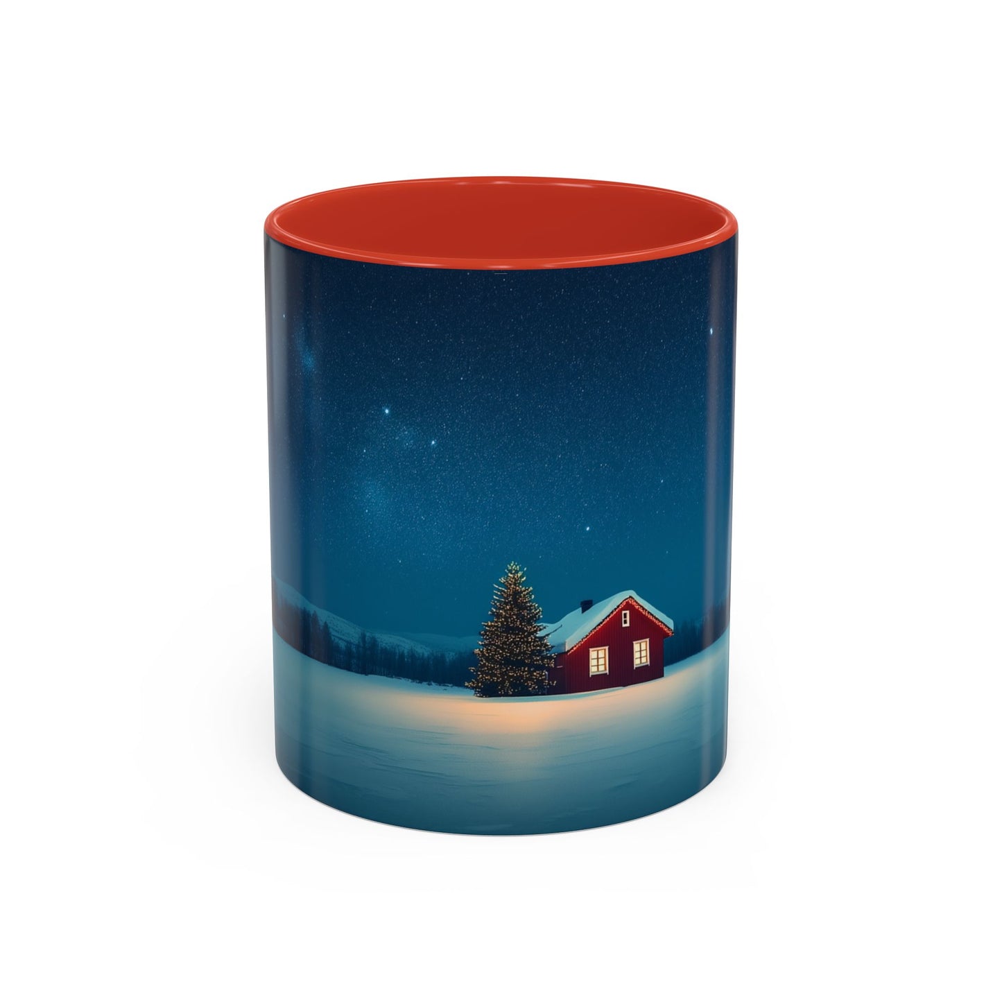 Classical Christmas Mug (EU)- Winter Hut Mug, Christmas Mug, North Pole Mug, Classical Music Mug, Christmas Decor Mug