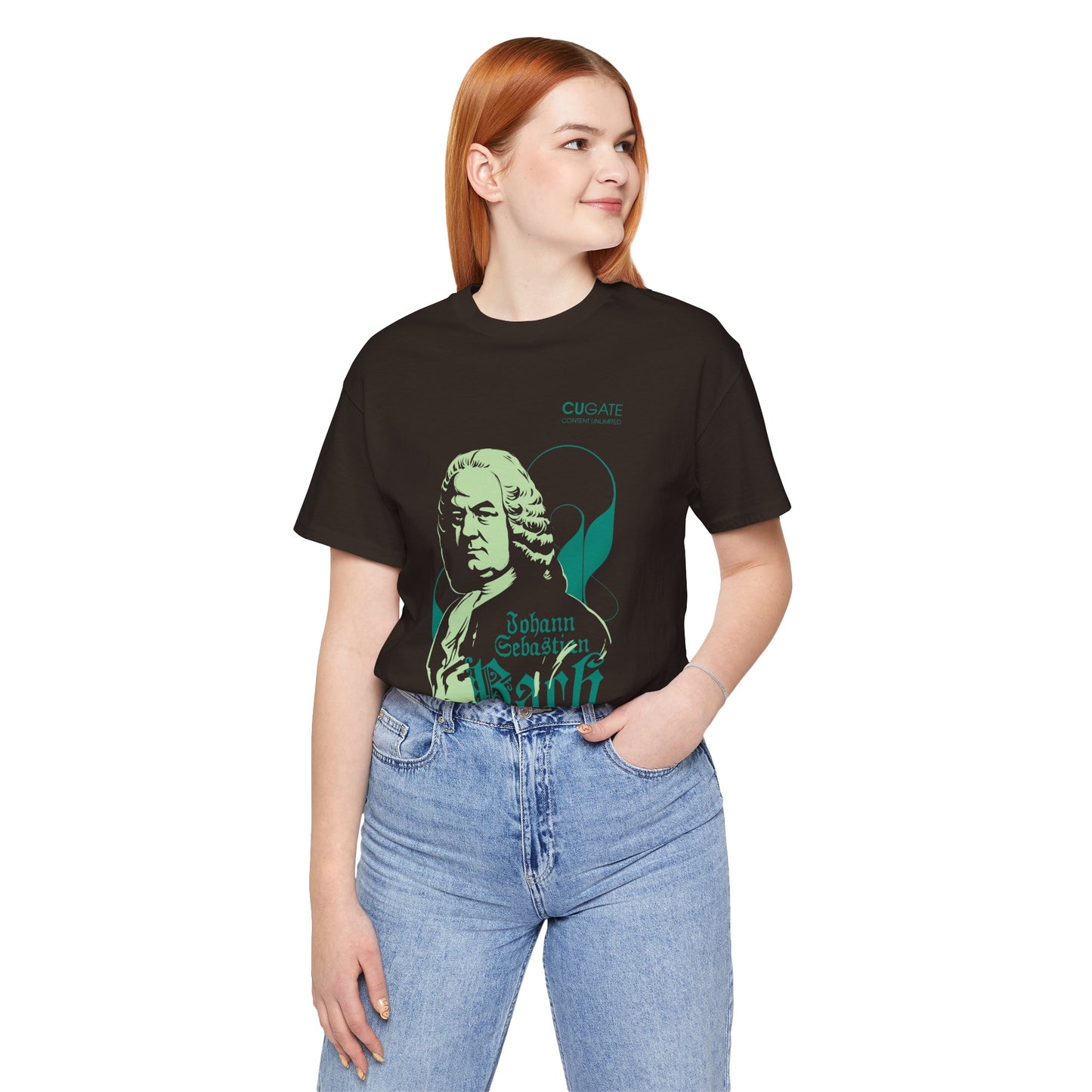 Bach T-Shirt (Dark): Classical Music T-Shirt, Bach Shirt, Johann Sebastian Bach Gift