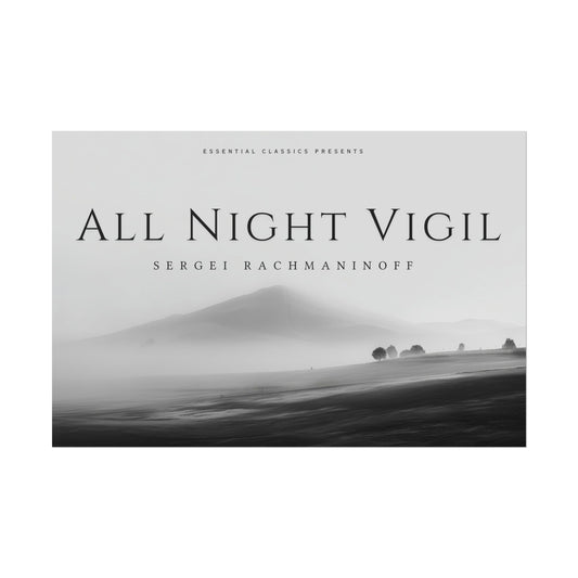 Rachmaninoff 'All-Night Vigil' Poster - Harmony and Reflection Art Print