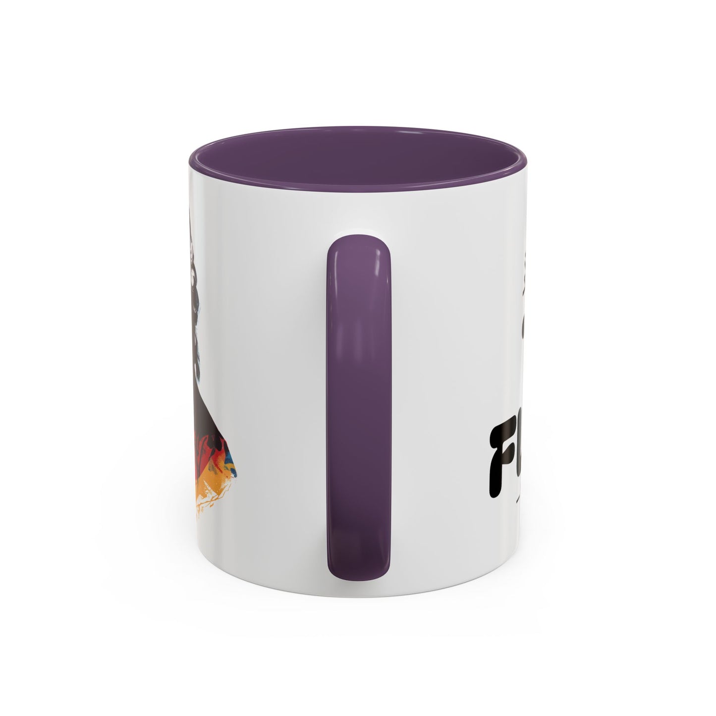 Two Flutes Mug in White (EU) - Mozart Flute Quote Mug, Mozart Mug, Classical Music Mug, Funny Mozart Quote