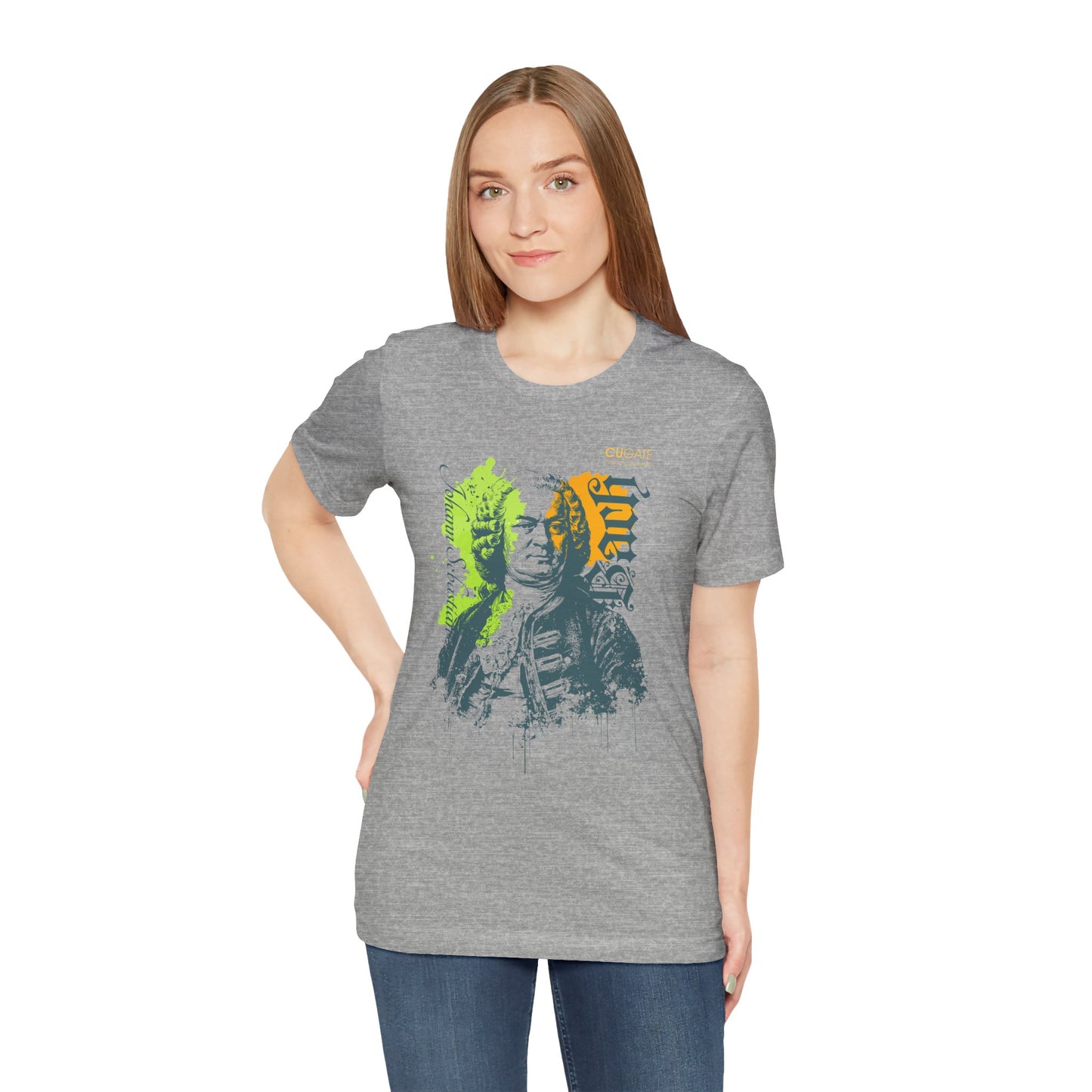 Bach T-Shirt (Light): Classical Music T-Shirt, Bach Shirt, Johann Sebastian Bach Gift