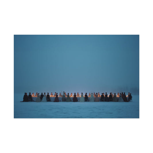 Without Words: Christmas Dinner - Holiday Print, Elegant Classical Music Poster, Community Print, Celebration Poster, Holiday Traditions Print