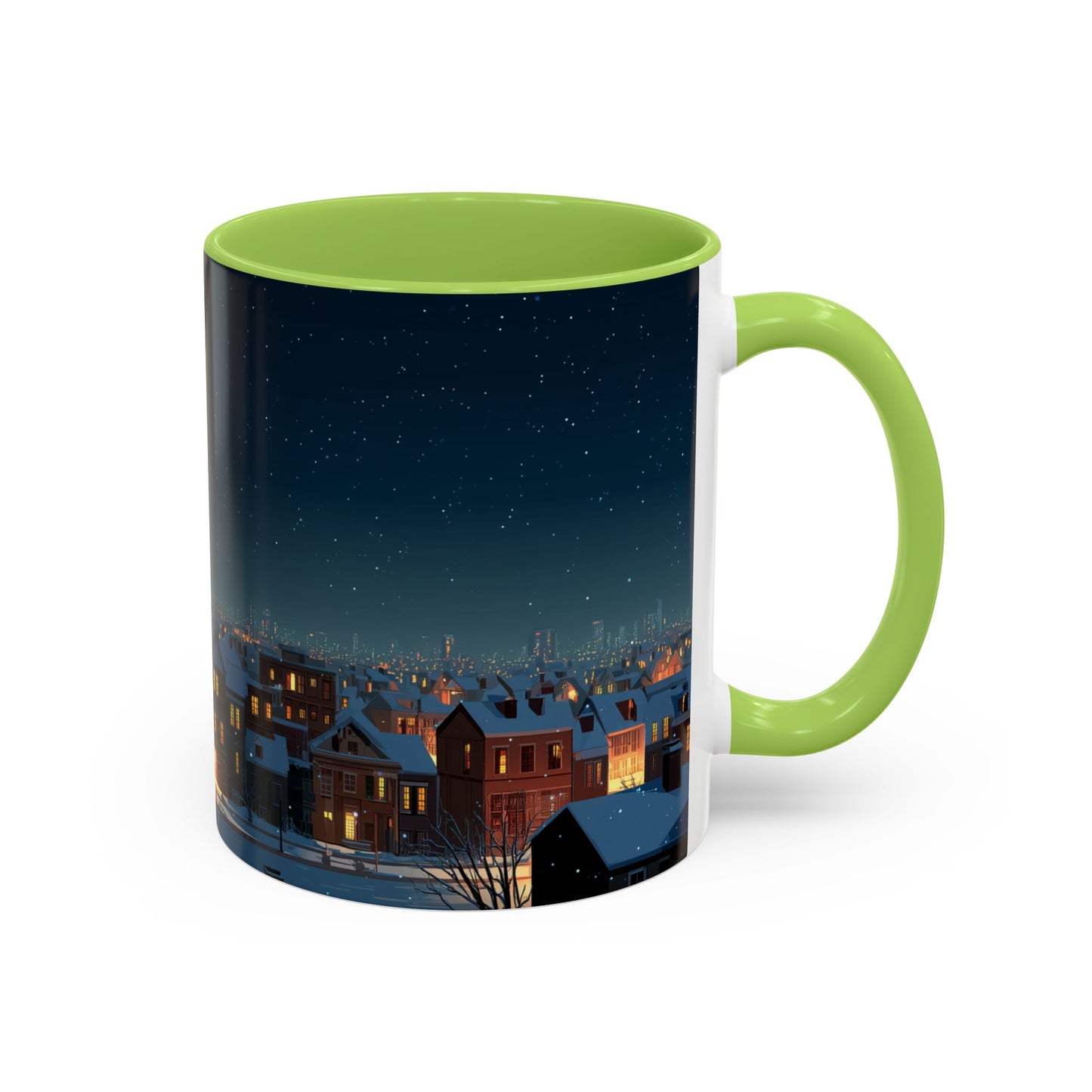 Happy New Year Mug (EU) - Classical Music Celebration Mug, Night Sky Mug, Starry Night Mug, New Year's Resolution Mug