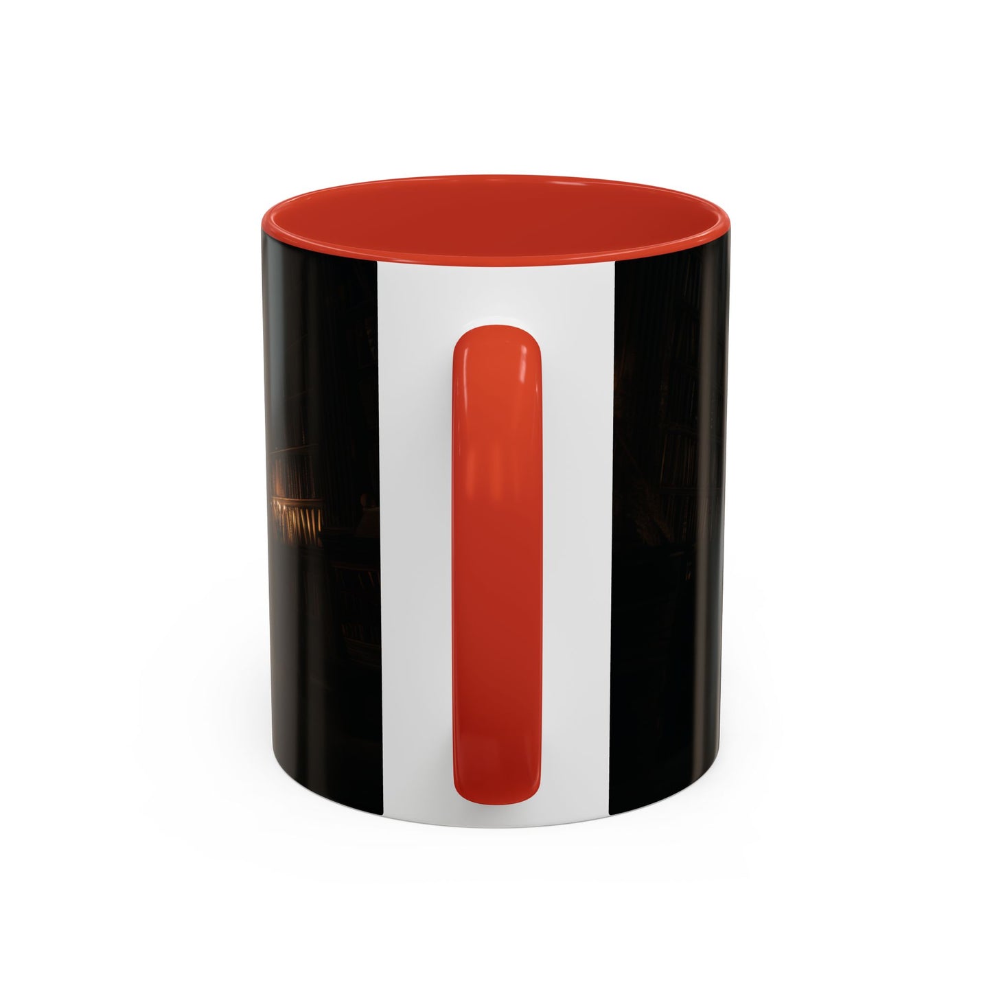 Late Night Studies Mug (EU) - Dark Library Mug, Evening Reading Mug, Moody Library Mug, Cozy Reading Mug, Library Mug