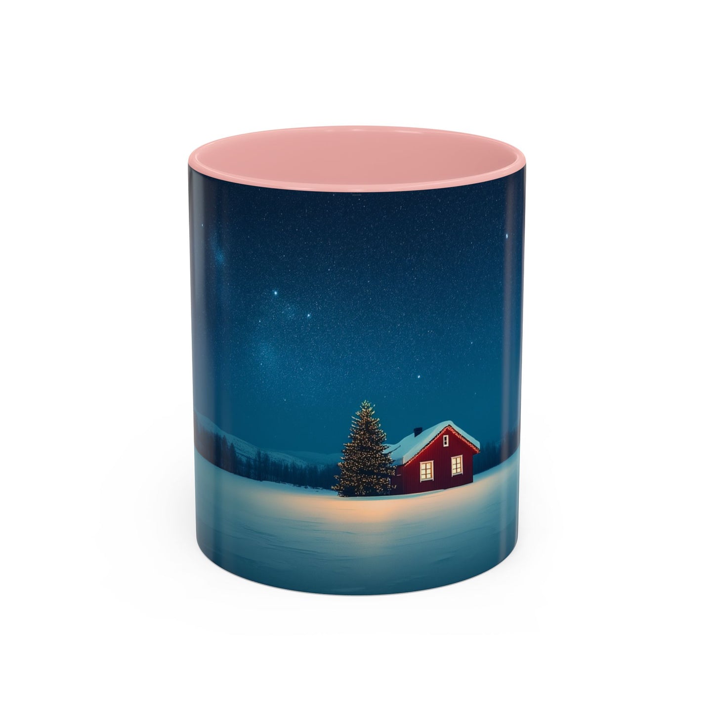 Classical Christmas Mug (EU)- Winter Hut Mug, Christmas Mug, North Pole Mug, Classical Music Mug, Christmas Decor Mug