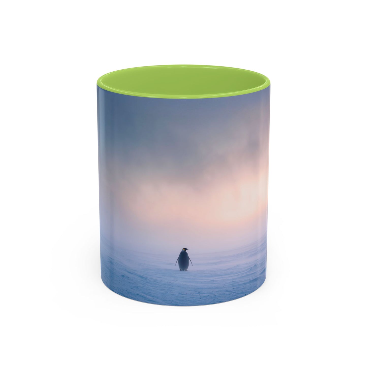Music for the Lonely Mug (EU) - Calm Classical Music Mug, Pinguin Mug, Winter Mug, Snow Mug, Mozart Inspired Mug, Bach Inspired Mug