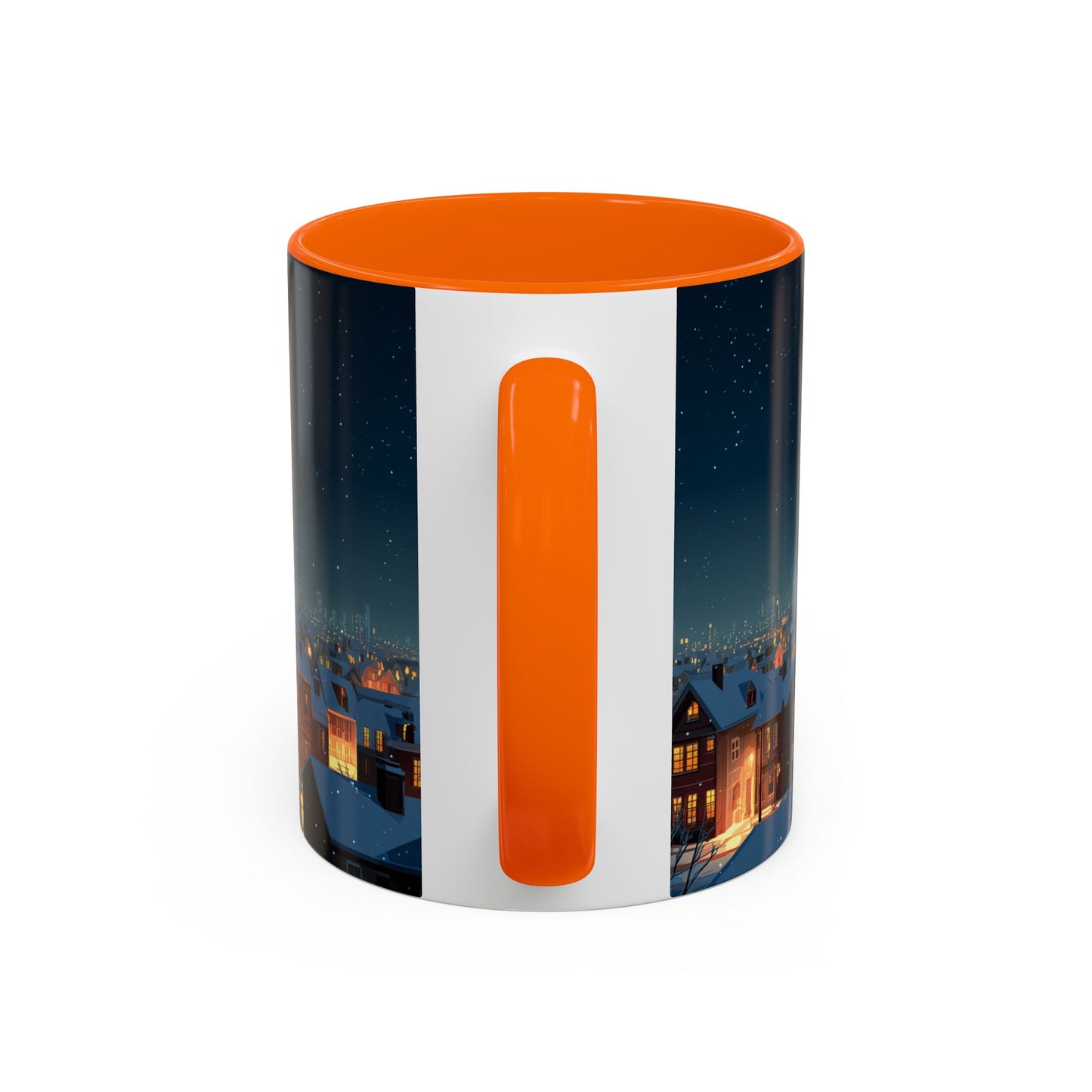 Happy New Year Mug (EU) - Classical Music Celebration Mug, Night Sky Mug, Starry Night Mug, New Year's Resolution Mug
