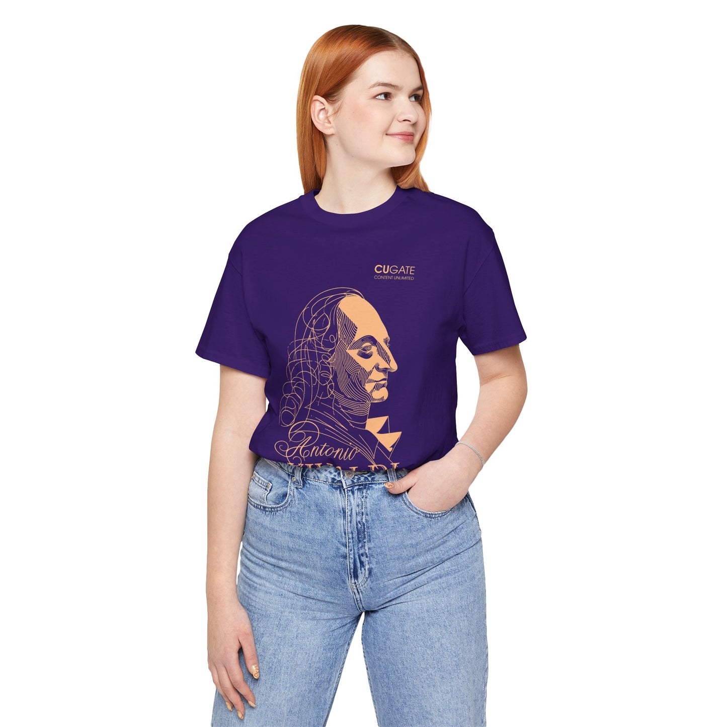 Vivaldi T-Shirt (Dark): Classical Composer T-Shirt, Classical Music Shirt, Antonio Vivaldi Tribute Tee