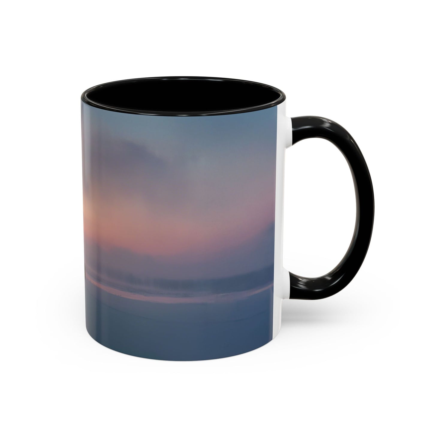 Classical December Mug (EU) - Winter Mug, Winter Sunrise Mug, Peaceful Landscape Mug, Holiday Decor Mug