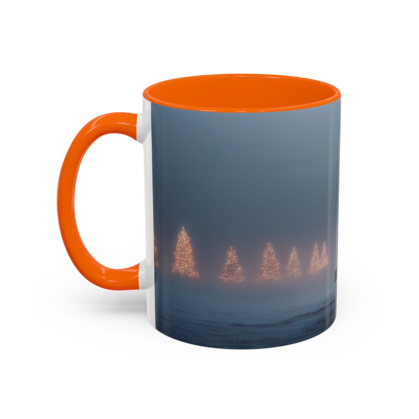 A Peaceful Christmas Mug (USA) - Landscape Mug, Winter Mug, Holiday Mug, Christmas Mug, Classical Music Mug