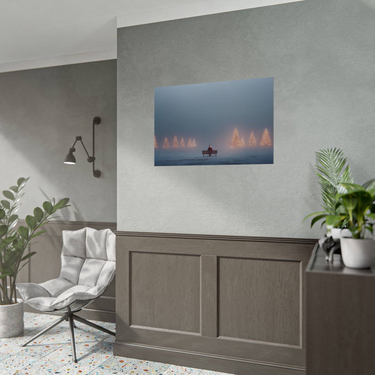 Without Words: A Peaceful Christmas - Winter Poster, Winter Landscape Print, Holiday Print, Christmas Poster, Classical Music Print, Snow Print, Holiday Decor Poster