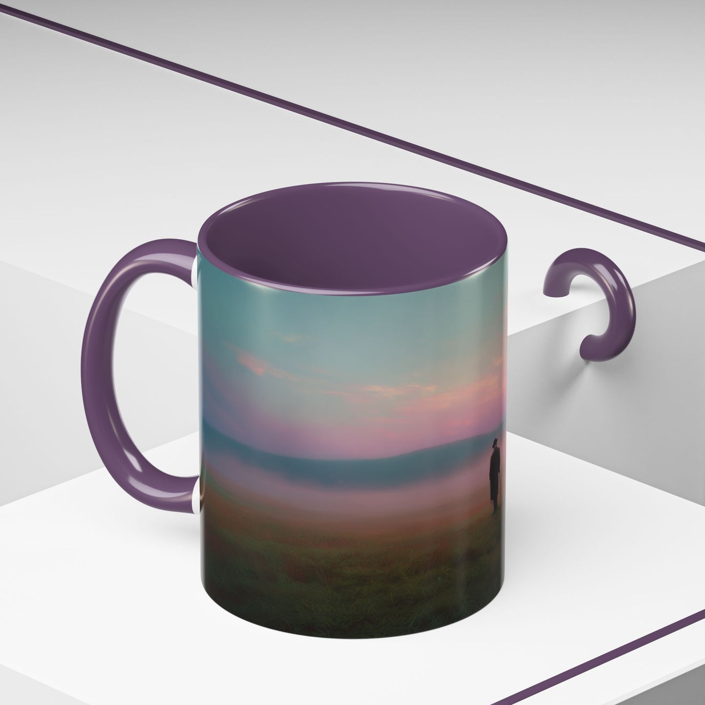 Classical Relaxation Mug (EU) - Calming Mug, Beethoven Inspired Mug, Self-Care Mug, Thoughtful Mug, Peaceful Scenery Mug