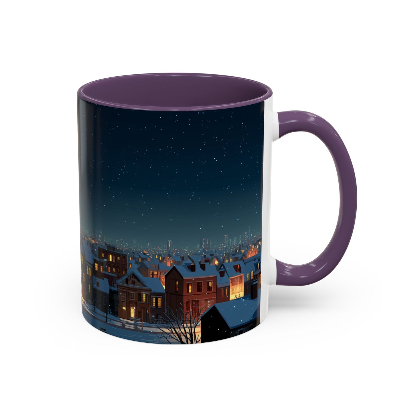 Happy New Year Mug (EU) - Classical Music Celebration Mug, Night Sky Mug, Starry Night Mug, New Year's Resolution Mug