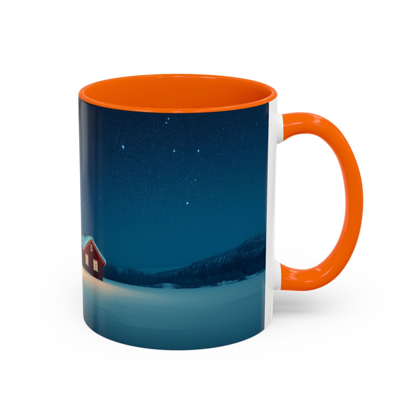 Classical Christmas Mug (EU)- Winter Hut Mug, Christmas Mug, North Pole Mug, Classical Music Mug, Christmas Decor Mug