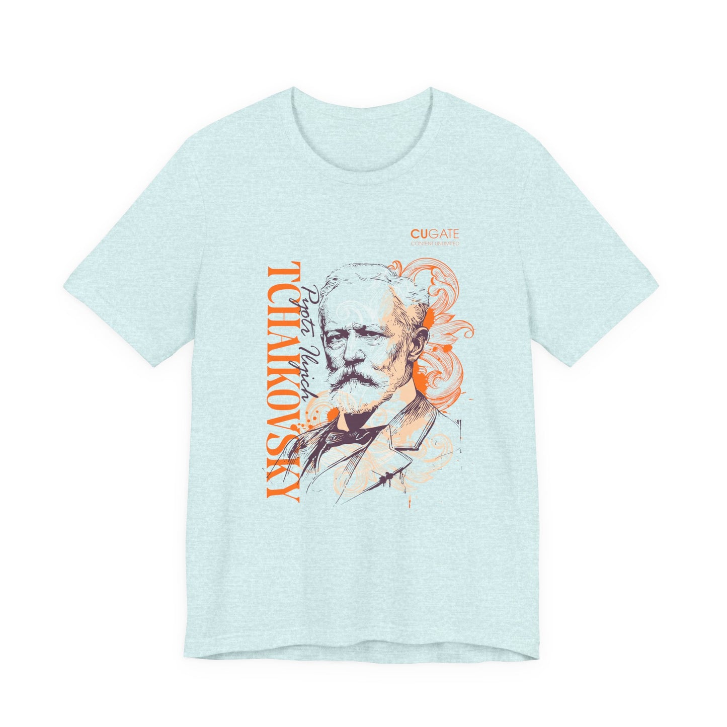 Tchaikovsky T-Shirt (Light): Classical Composer T-Shirt, Classical Music Shirt, Pyotr Ilyich Tchaikovsky Tribute Tee