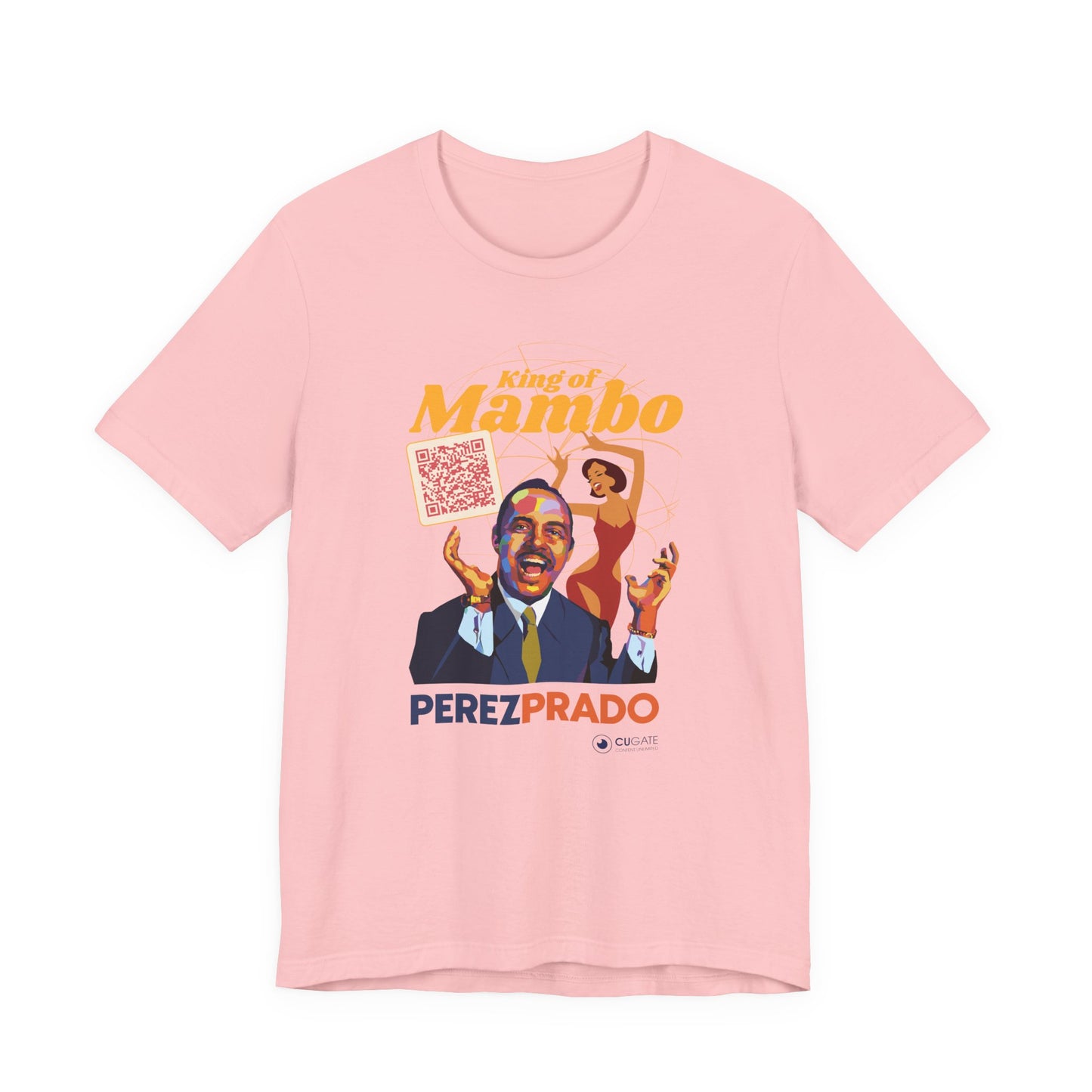 Mambo T-Shirt - Prado Vive T-Shirt, Latin Music T-Shirt (QR-Playlist Included), Latin Music Shirt, Perez Prado Tee