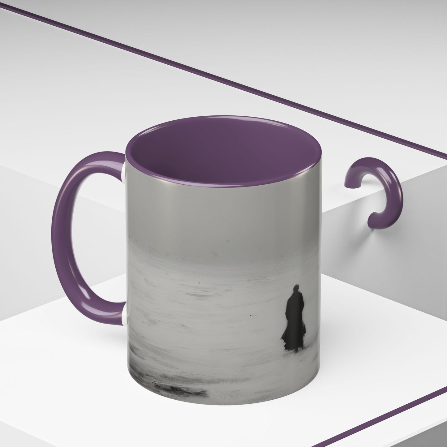 A Melancholy Winter Mug (EU) - Landscape Mug, Winter Mug, Holiday Mug, Christmas Mug, Classical Music Mug