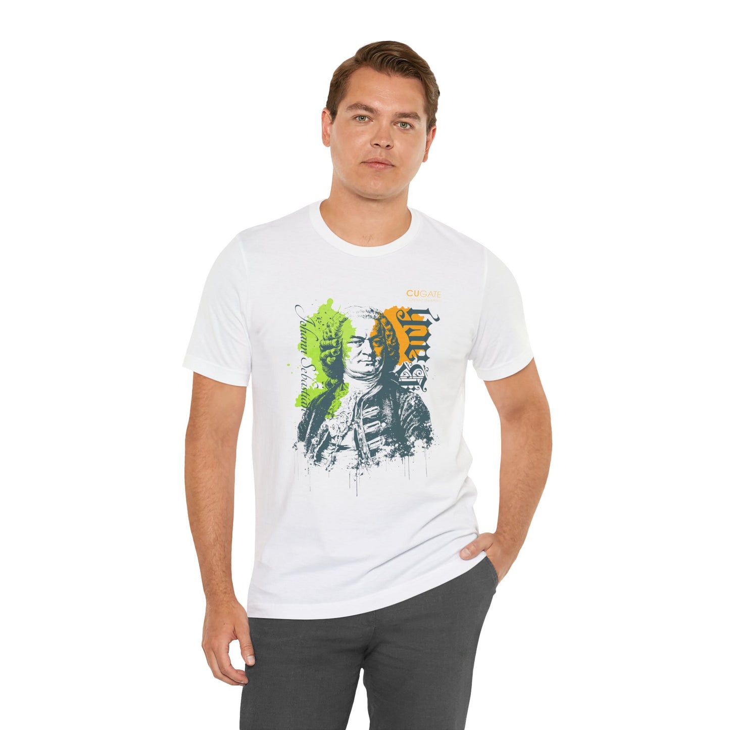 Bach T-Shirt (Light): Classical Music T-Shirt, Bach Shirt, Johann Sebastian Bach Gift