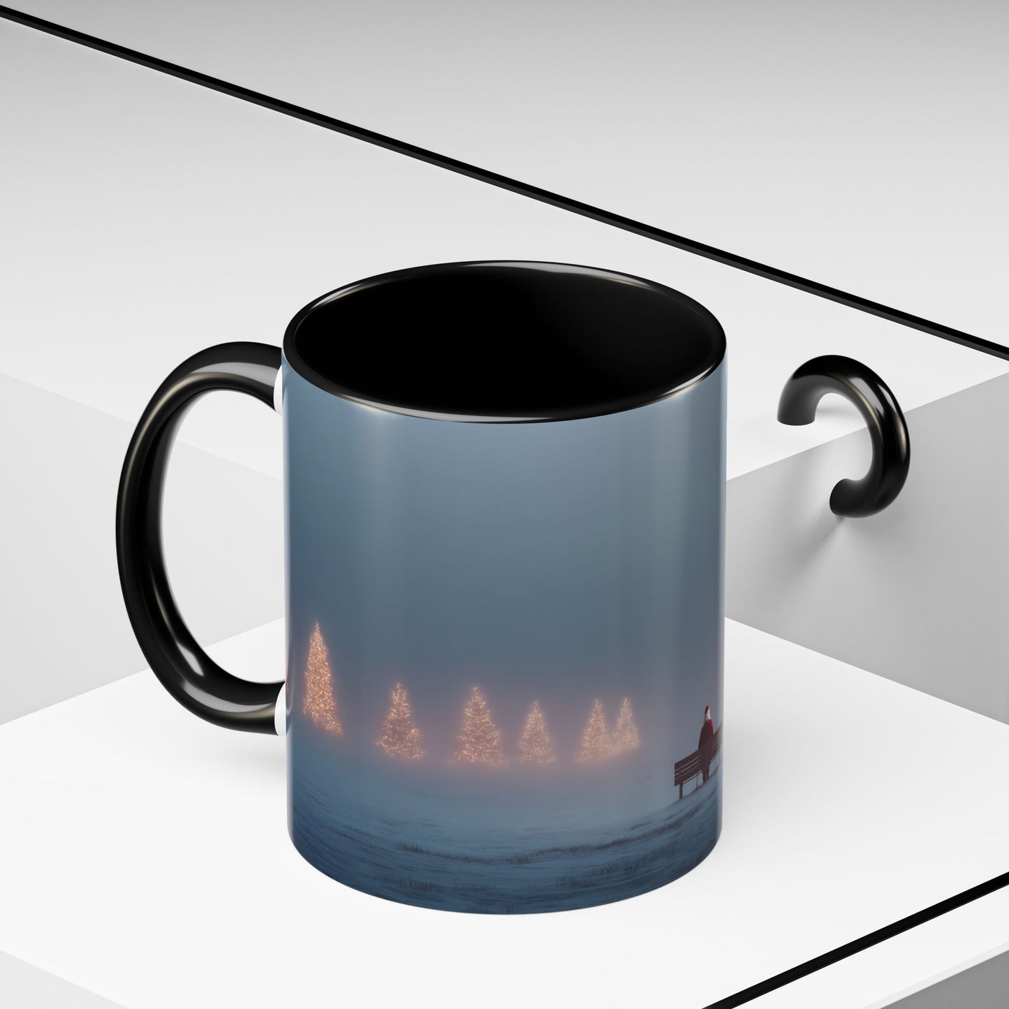 A Peaceful Christmas Mug (EU) - Landscape Mug, Winter Mug, Holiday Mug, Christmas Mug, Classical Music Mug
