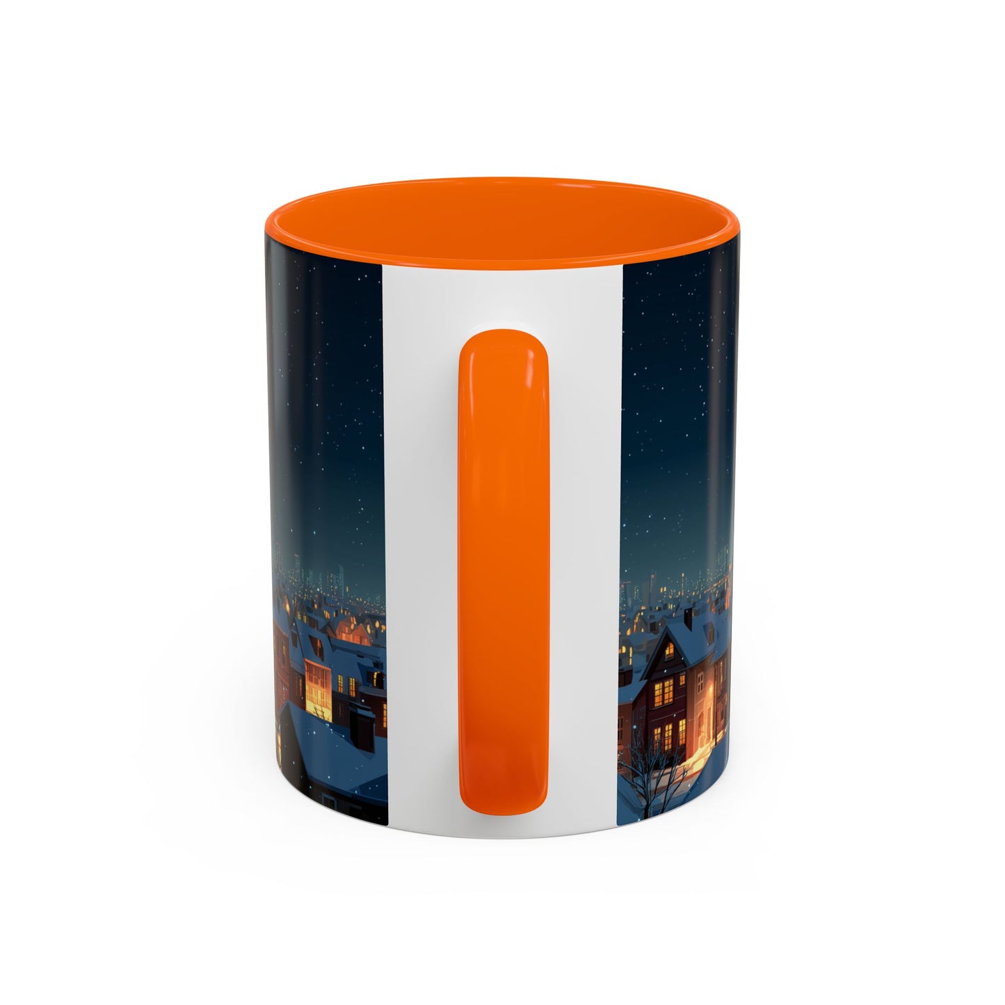 Happy New Year Mug (USA) - Classical Music Celebration Mug, Night Sky Mug, Starry Night Mug, New Year's Resolution Mug