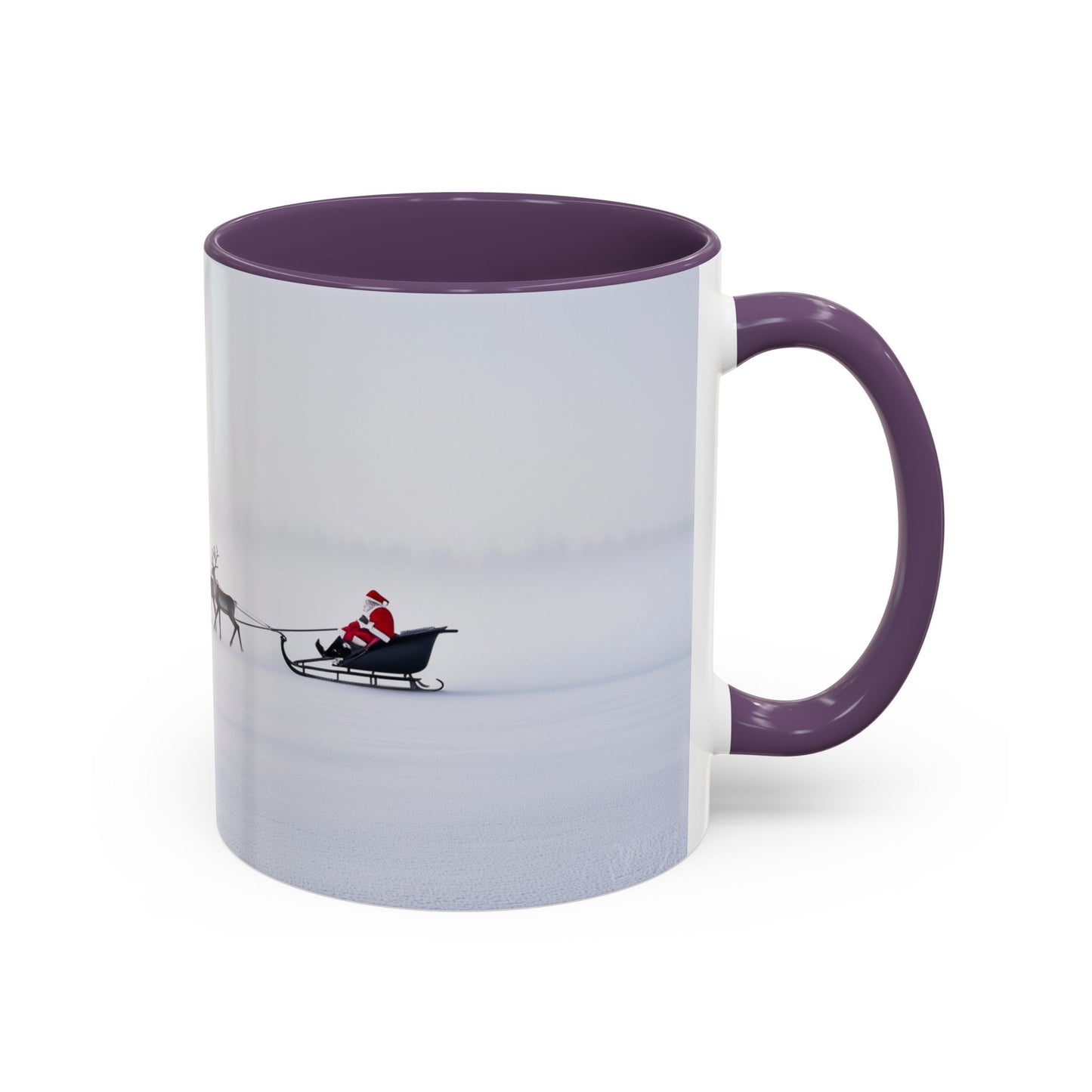 Christmas with Tchaikovsky Mug (EU)- Santa Sleigh Mug, Reindeer Mug, Santa Mug, Tchaikovsky Mug, Winter Mug, North Pole Mug