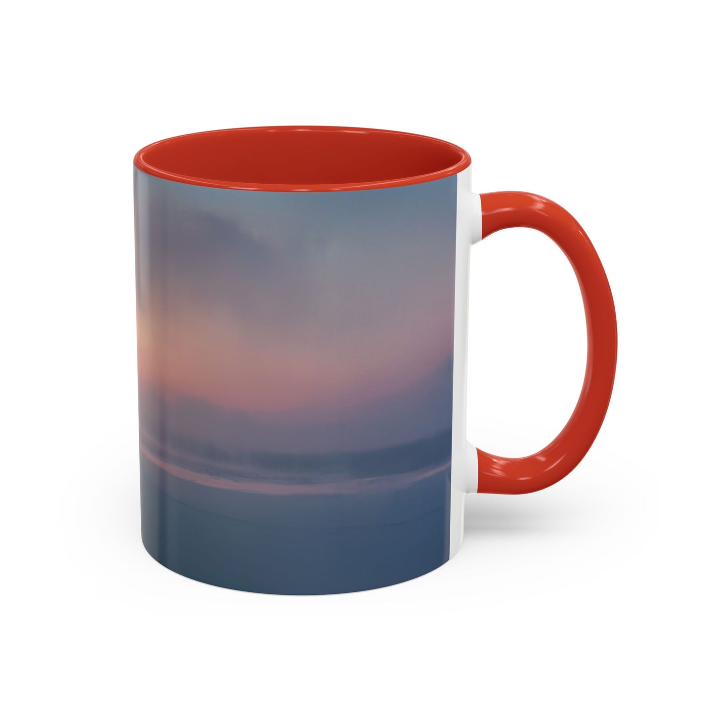 Classical December Mug (USA) - Winter Mug, Winter Sunrise Mug, Peaceful Landscape Mug, Holiday Decor Mug