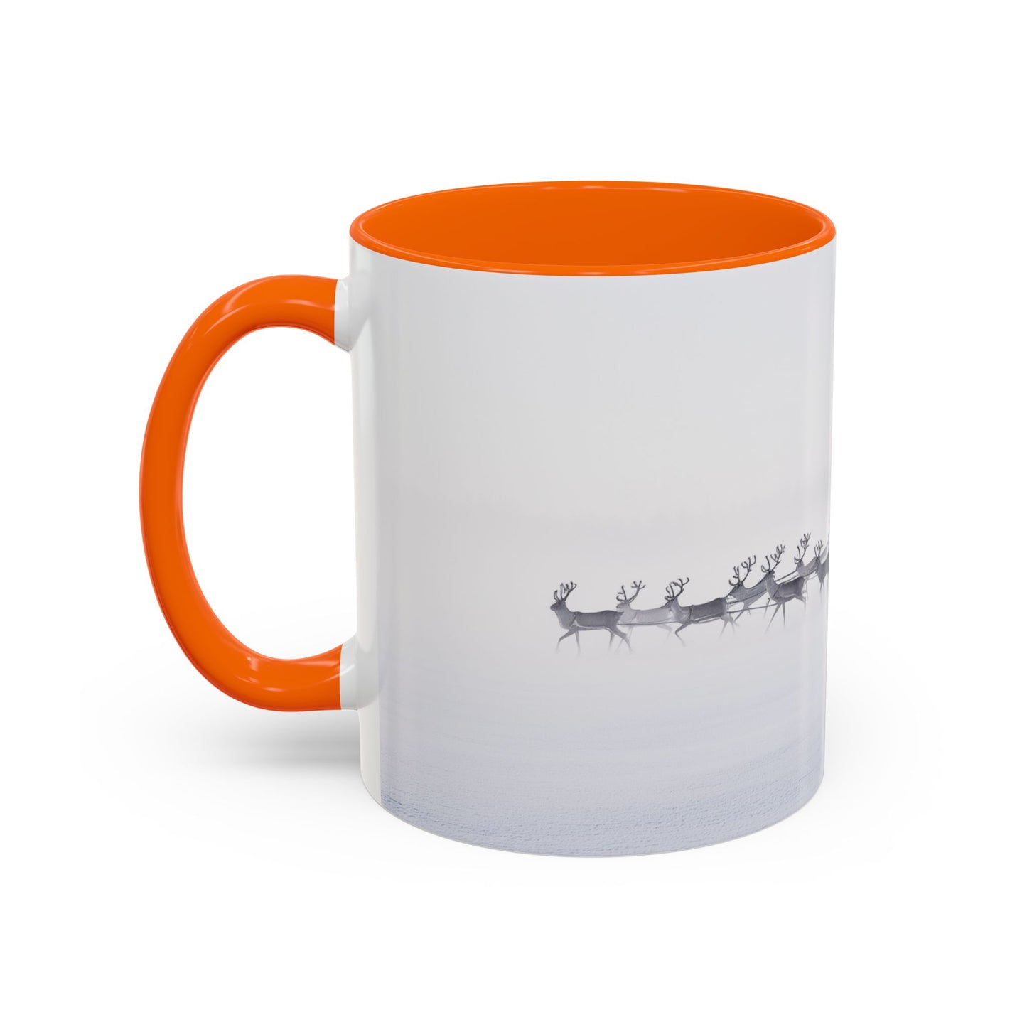 Christmas with Tchaikovsky Mug (USA)- Santa Sleigh Mug, Reindeer Mug, Santa Mug, Tchaikovsky Mug, Winter Mug, North Pole Mug