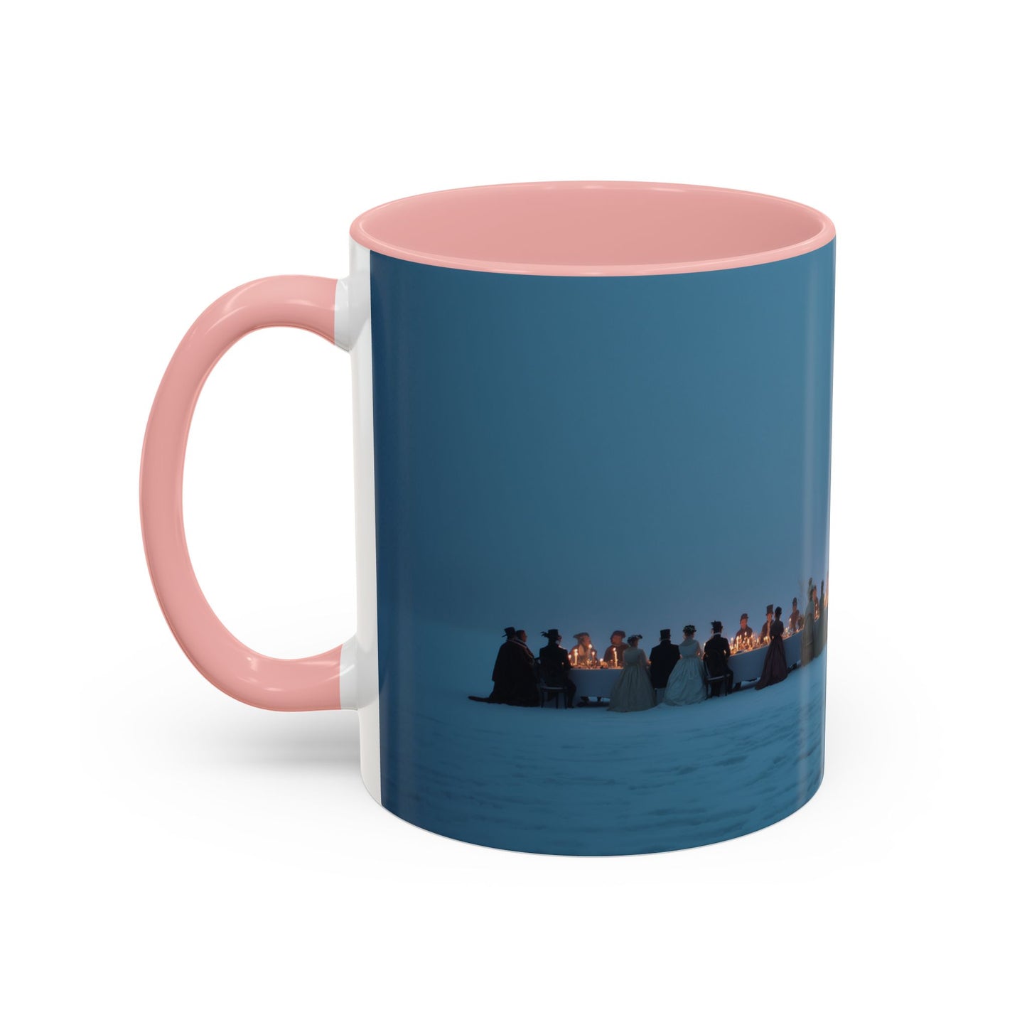 Christmas Dinner Mug (USA) - Holiday Mug, Elegant Classical Music Mug, Community Mug, Celebration Mug, Holiday Traditions Mug