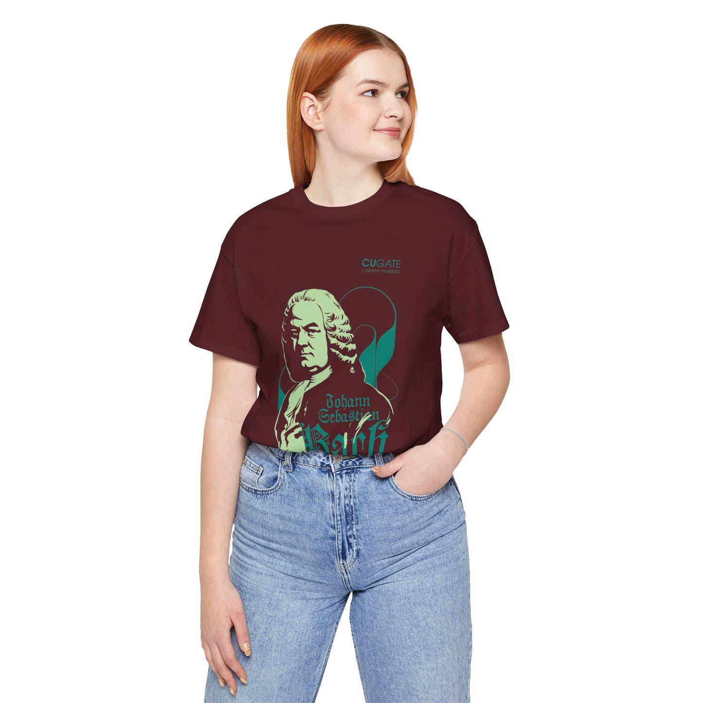 Bach T-Shirt (Dark): Classical Music T-Shirt, Bach Shirt, Johann Sebastian Bach Gift