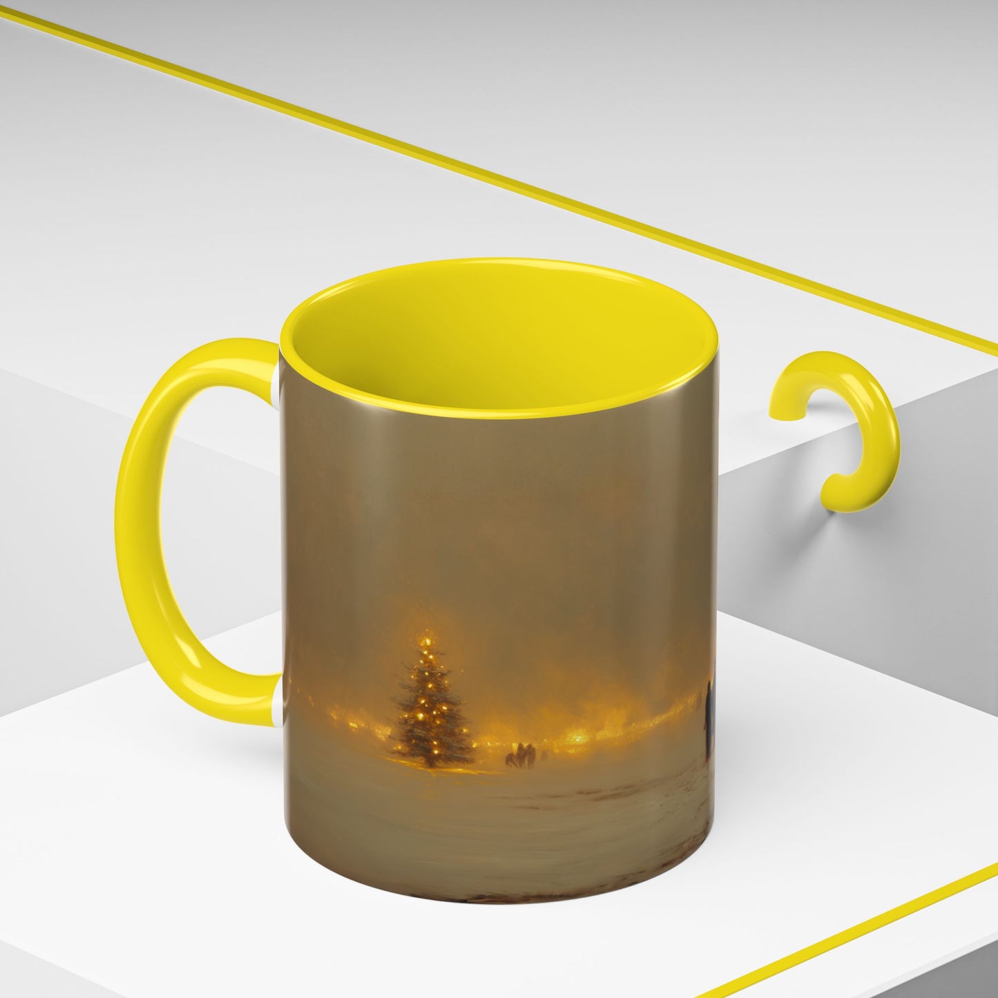 Romantic Christmas Mug (EU) - Classical Music Inspired Mug, Winter Wonderland Mug, Christmas Mug, Winter Mug, Christmas Lights Mug