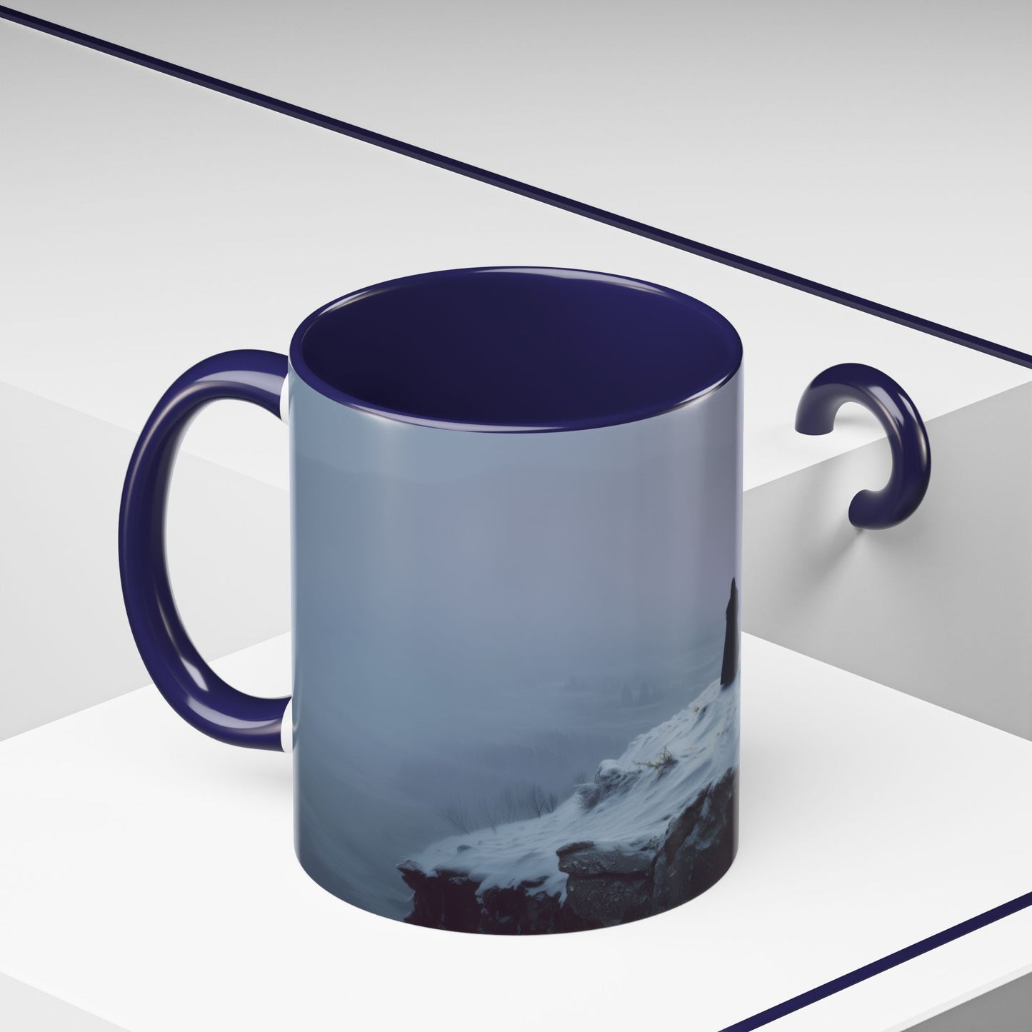 Classical Organ Mug (EU) - Majestic Art Mug, Epic Organ Music Mug, Emotional Music Mug, Mountain Mug, Winter Mug