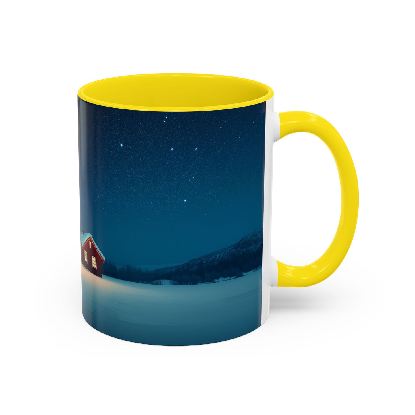 Classical Christmas Mug (EU)- Winter Hut Mug, Christmas Mug, North Pole Mug, Classical Music Mug, Christmas Decor Mug