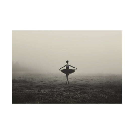 Without Words: Classical Ballet Print - Ballet Lovers Poster, Dreamy Dance Print, Elegant Dance Poster, Adolphe Adam & Léo Delibes Inspired Print